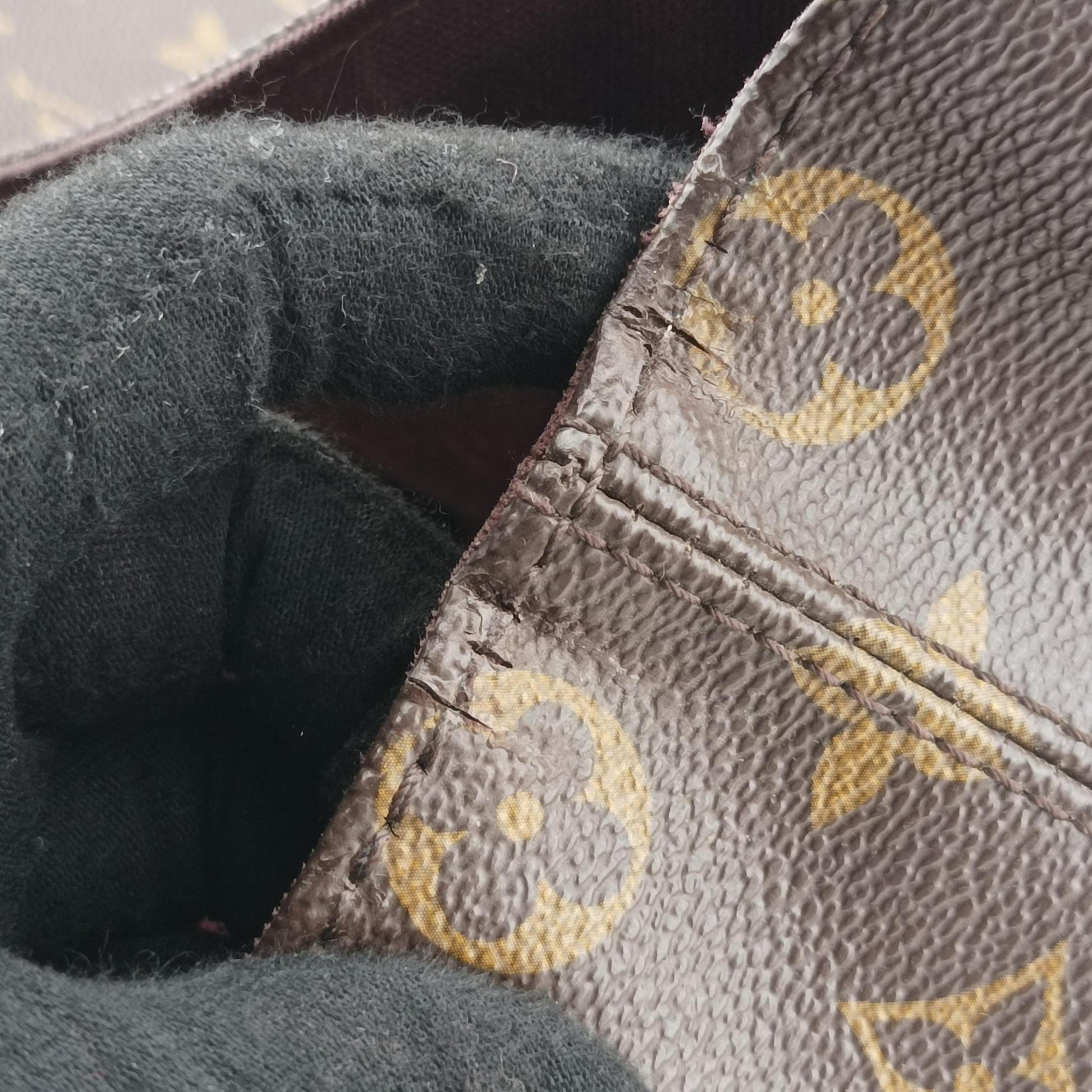 PALK Brown×black Monogram MACASSAR×calf leather M40637 SR2185パルク モノグラム/ブラウン×ブラック モノグラム マカサー×カーフレザー M40637 SR2185