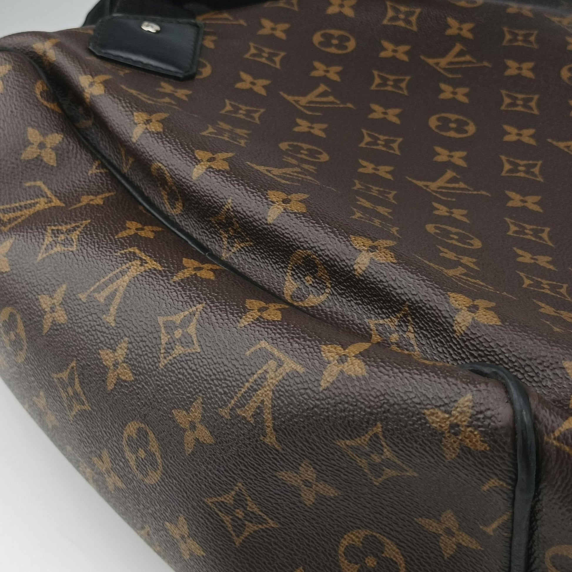 PALK Brown×black Monogram MACASSAR×calf leather M40637 SR2185パルク モノグラム/ブラウン×ブラック モノグラム マカサー×カーフレザー M40637 SR2185