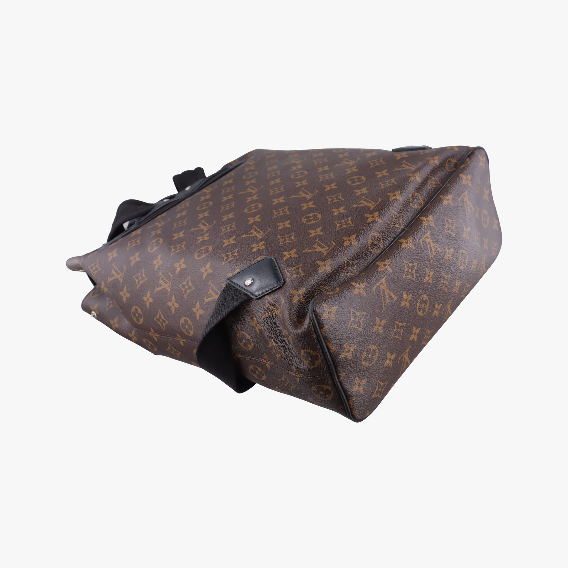 PALK Brown×black Monogram MACASSAR×calf leather M40637 SR2185パルク モノグラム/ブラウン×ブラック モノグラム マカサー×カーフレザー M40637 SR2185
