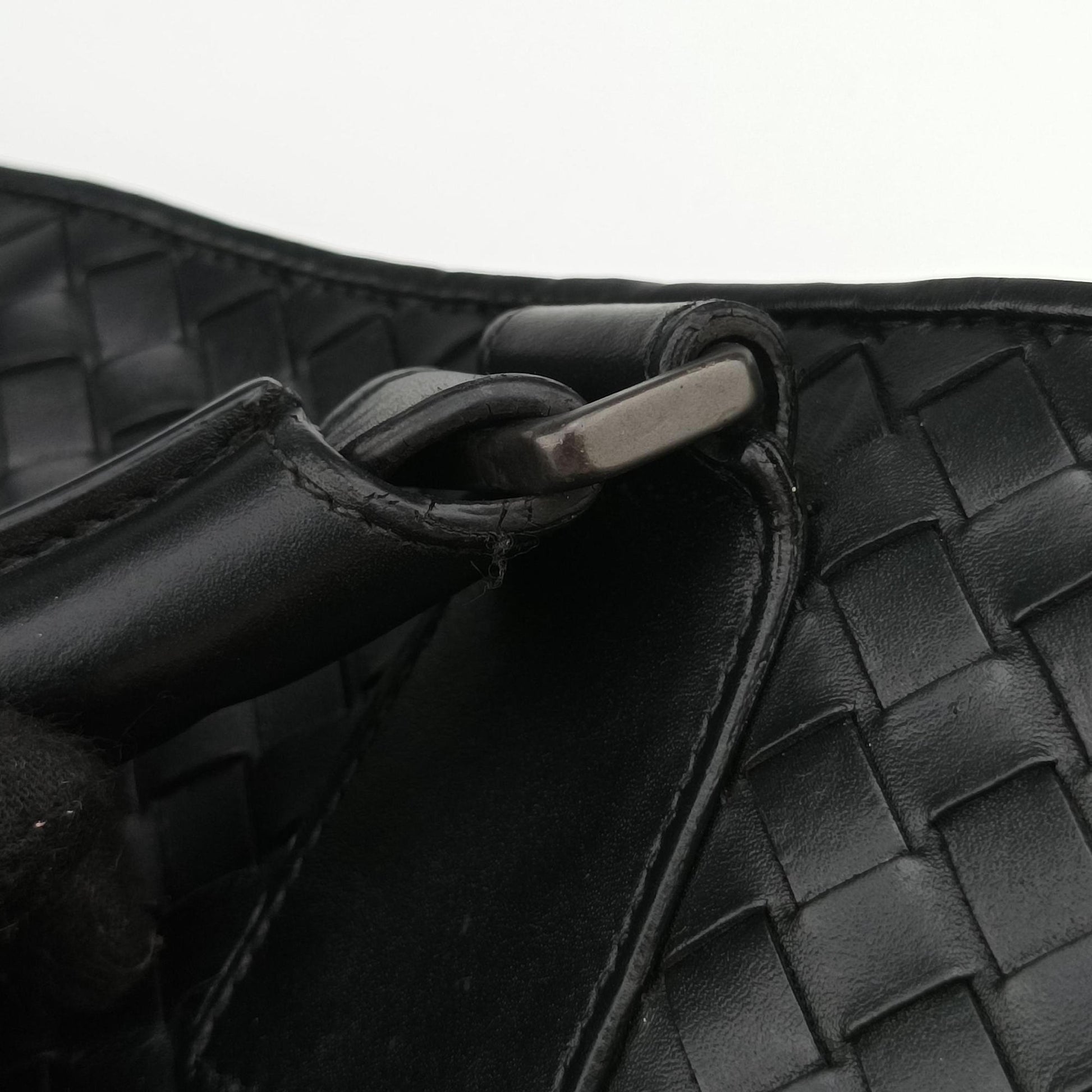 Intrecciato Black lambskin B03022448Uイントレチャート ブラック ラムスキン B03022448U