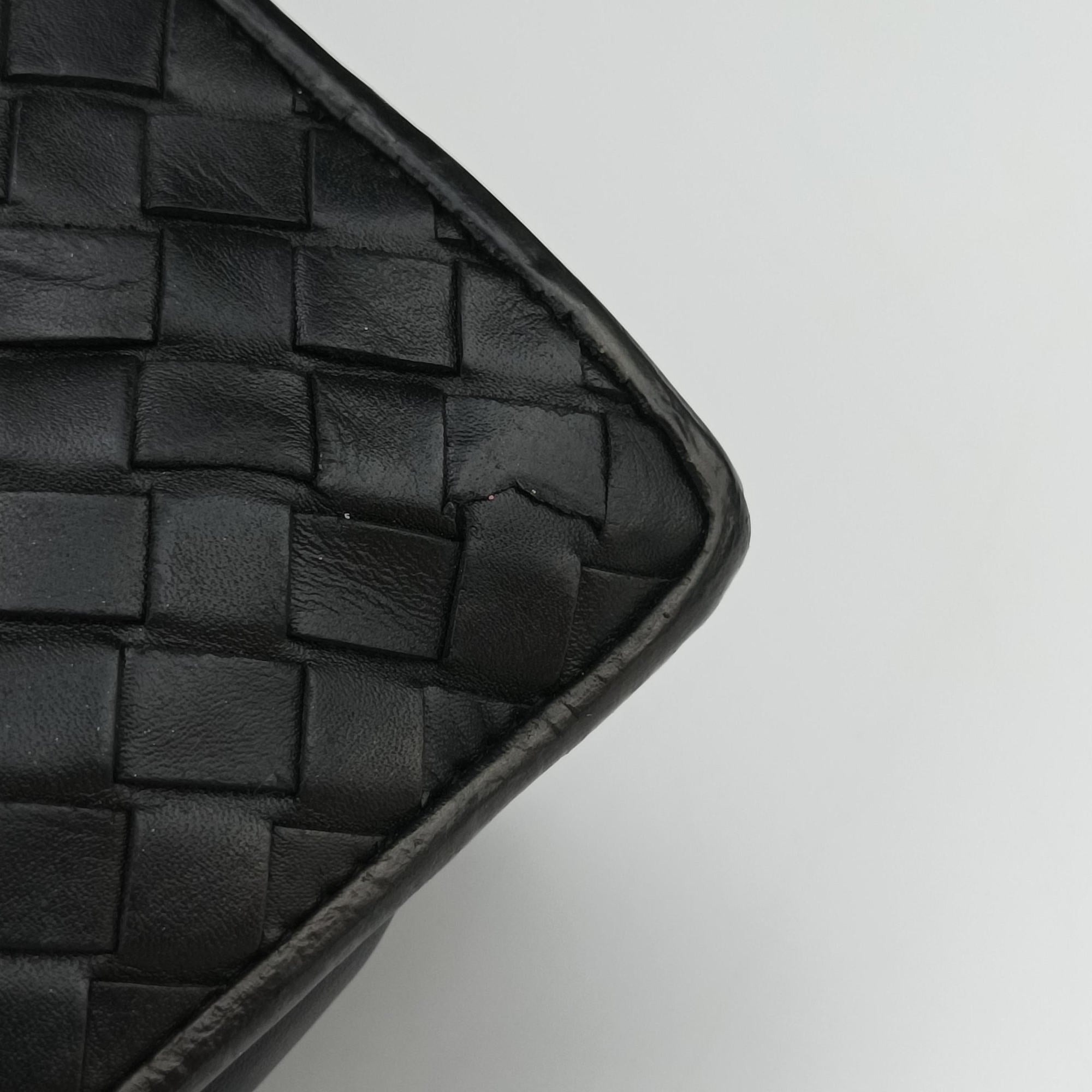 Intrecciato Black lambskin B03022448Uイントレチャート ブラック ラムスキン B03022448U
