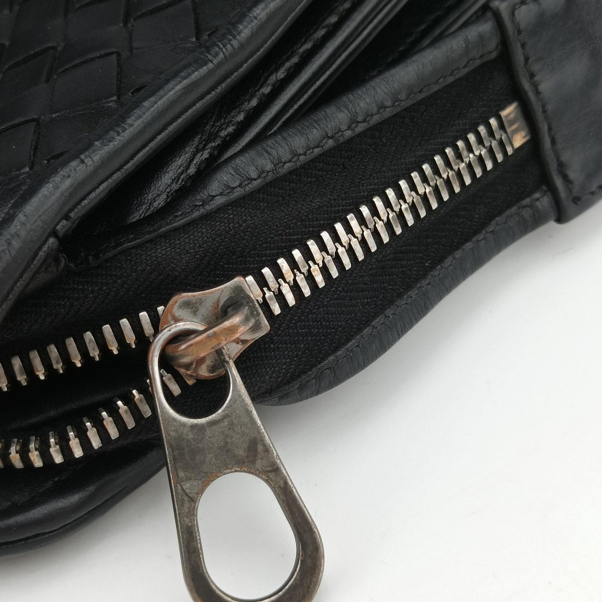 Intrecciato Black lambskin B03022448Uイントレチャート ブラック ラムスキン B03022448U