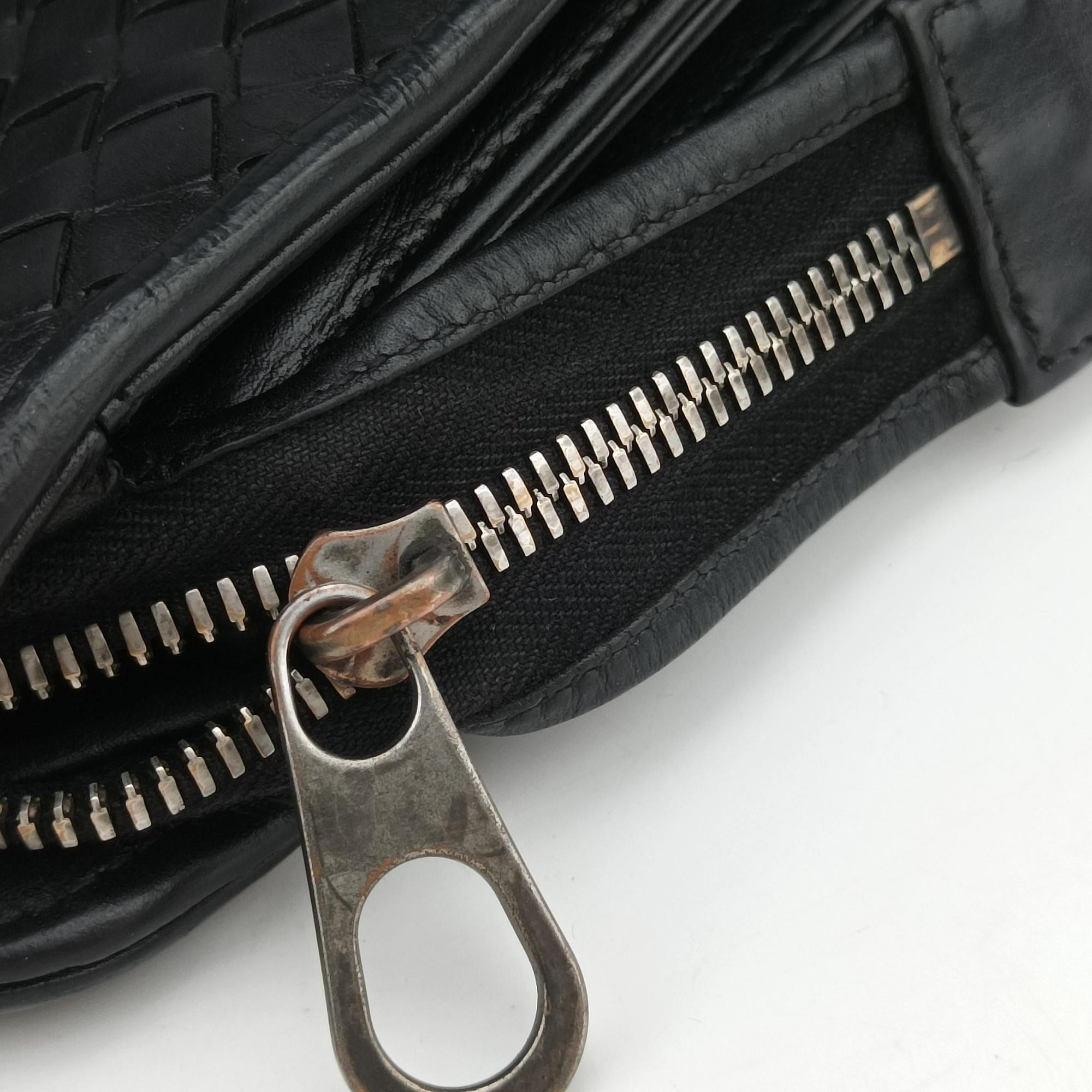 Intrecciato Black lambskin B03022448Uイントレチャート ブラック ラムスキン B03022448U