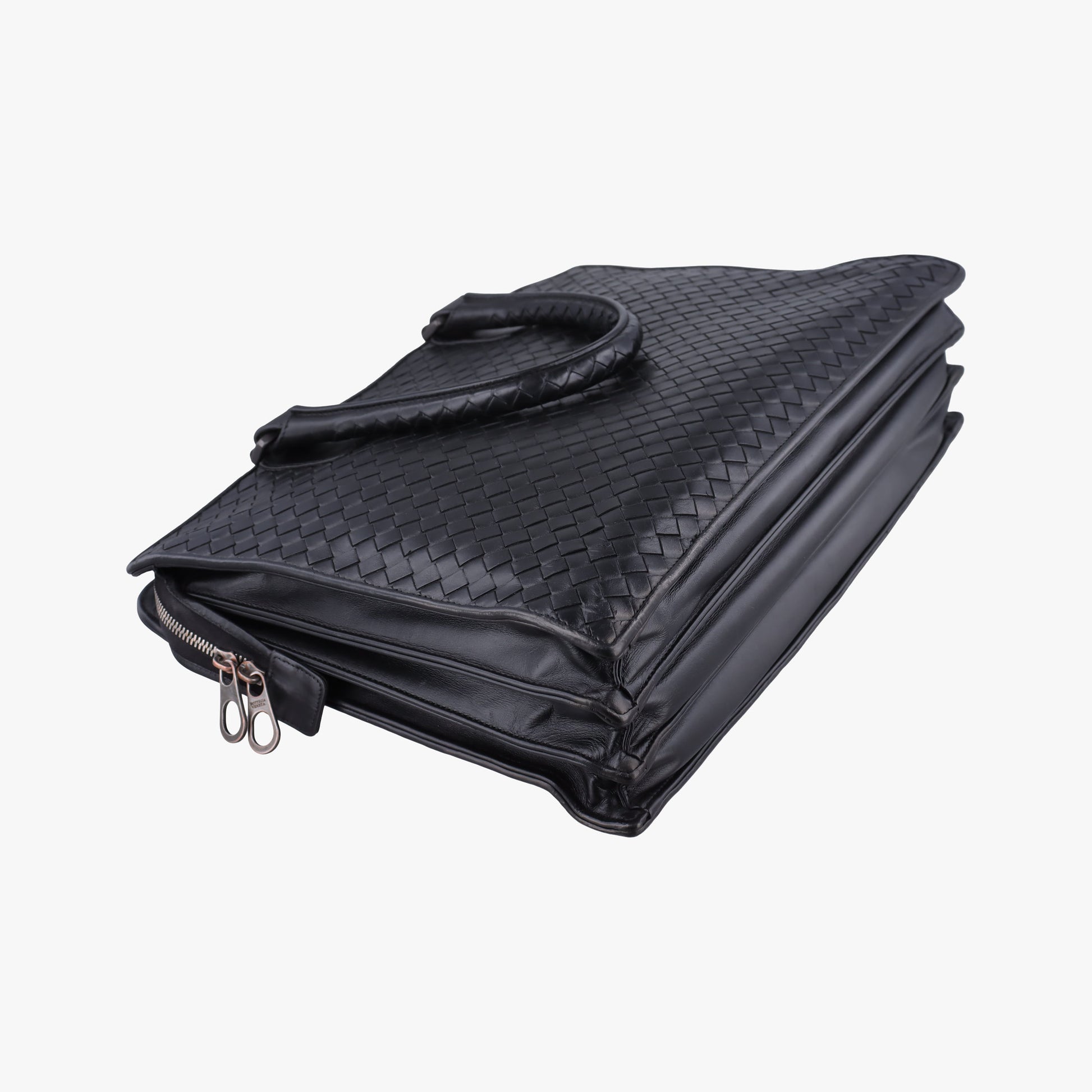 Intrecciato Black lambskin B03022448Uイントレチャート ブラック ラムスキン B03022448U