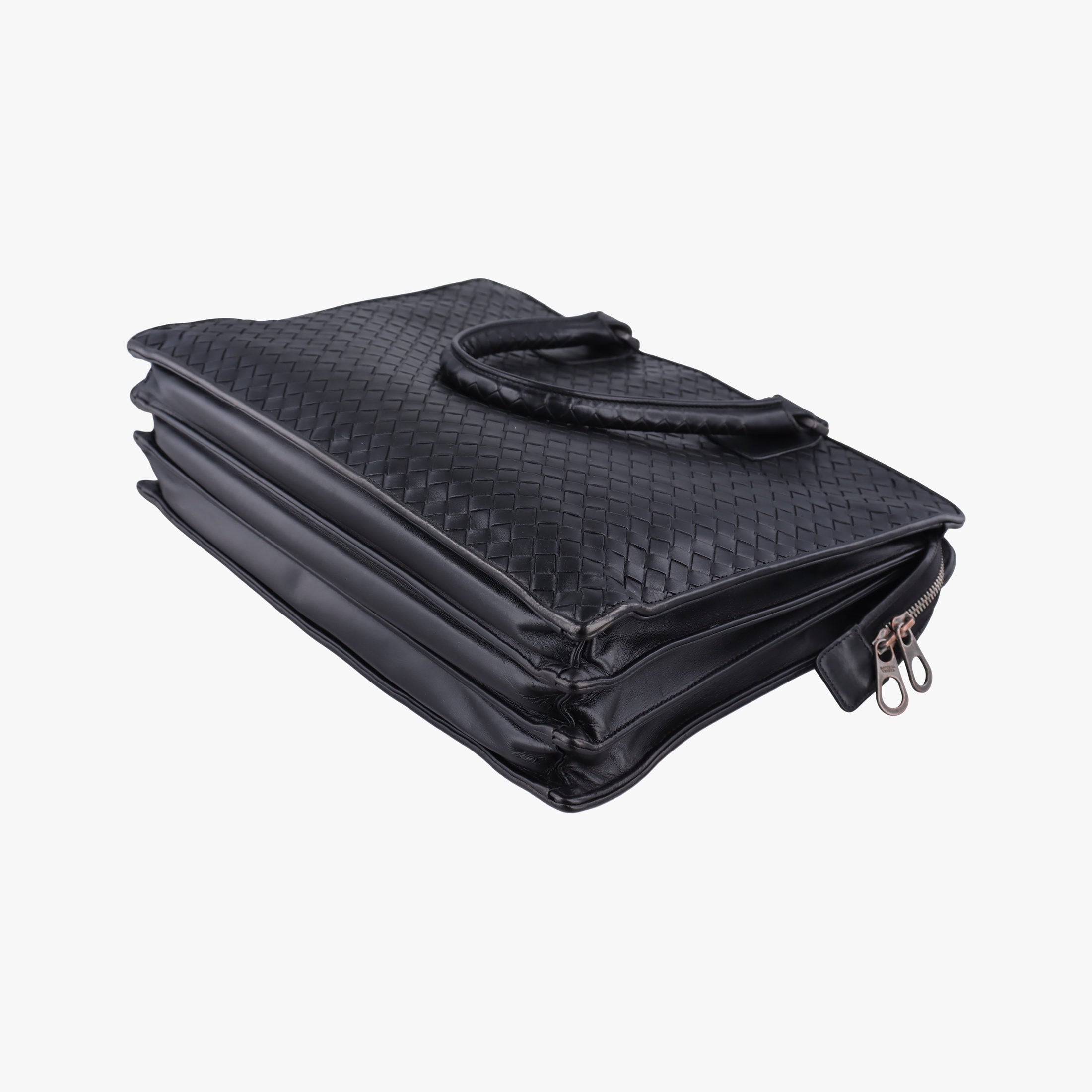 Intrecciato Black lambskin B03022448Uイントレチャート ブラック ラムスキン B03022448U