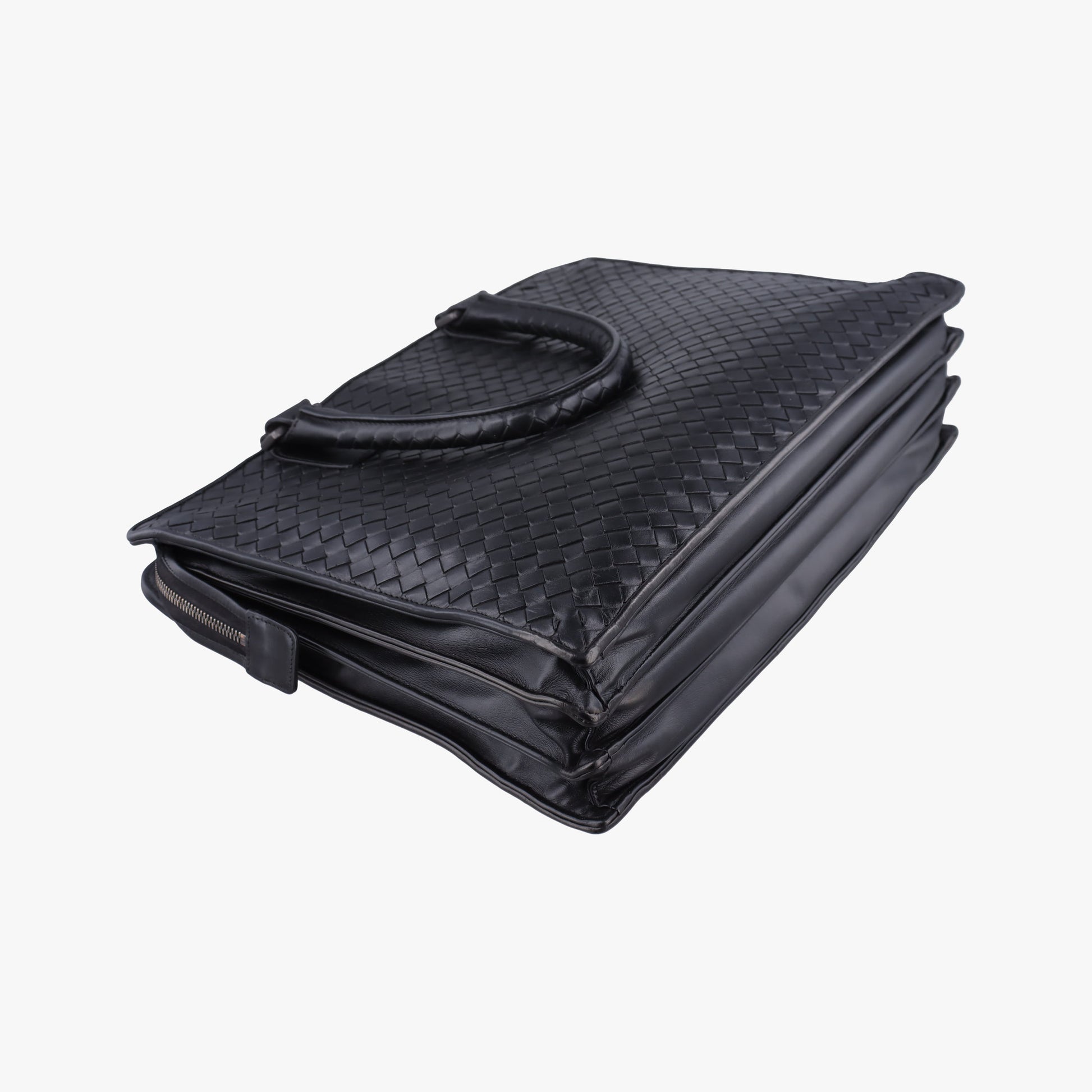 Intrecciato Black lambskin B03022448Uイントレチャート ブラック ラムスキン B03022448U