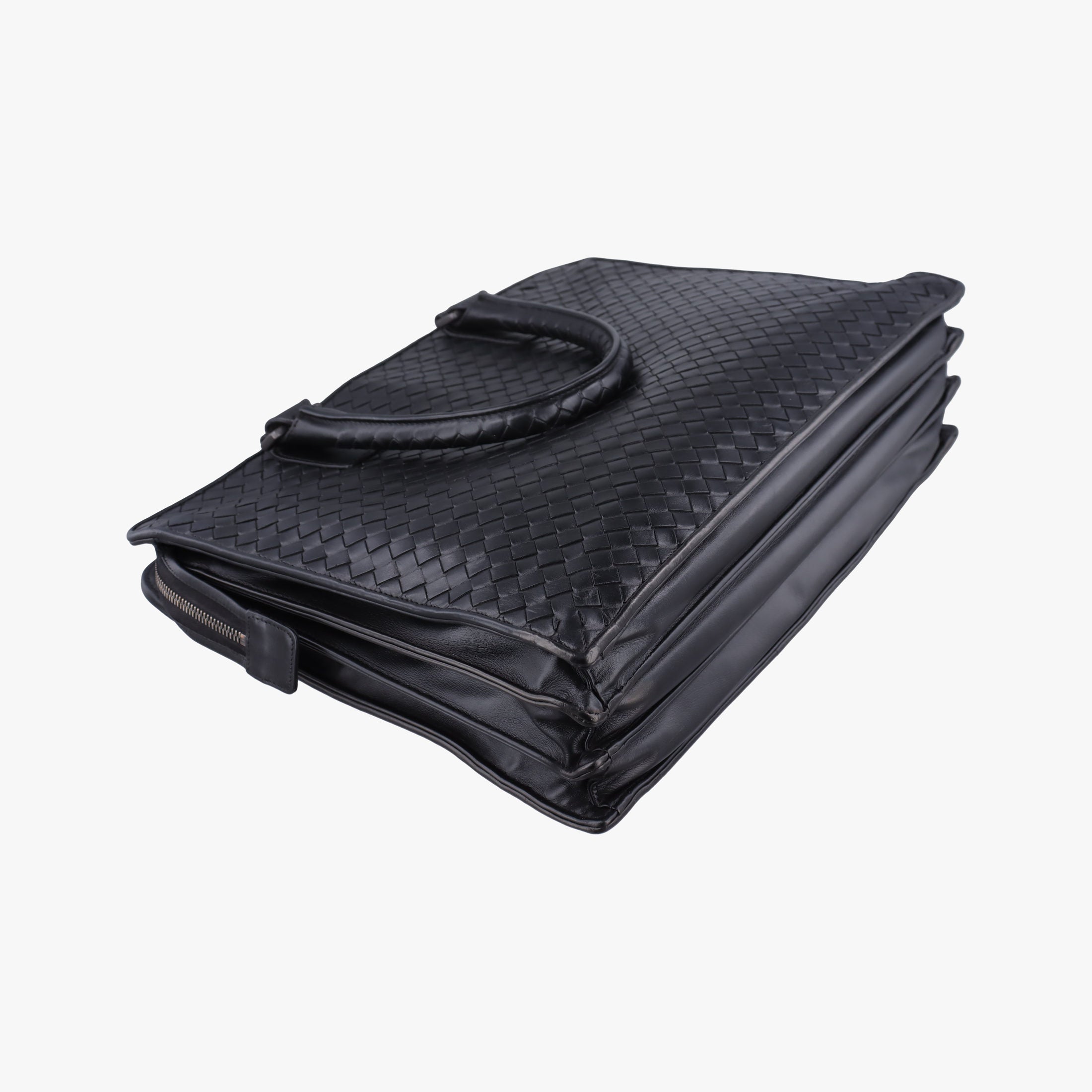 Intrecciato Black lambskin B03022448Uイントレチャート ブラック ラムスキン B03022448U
