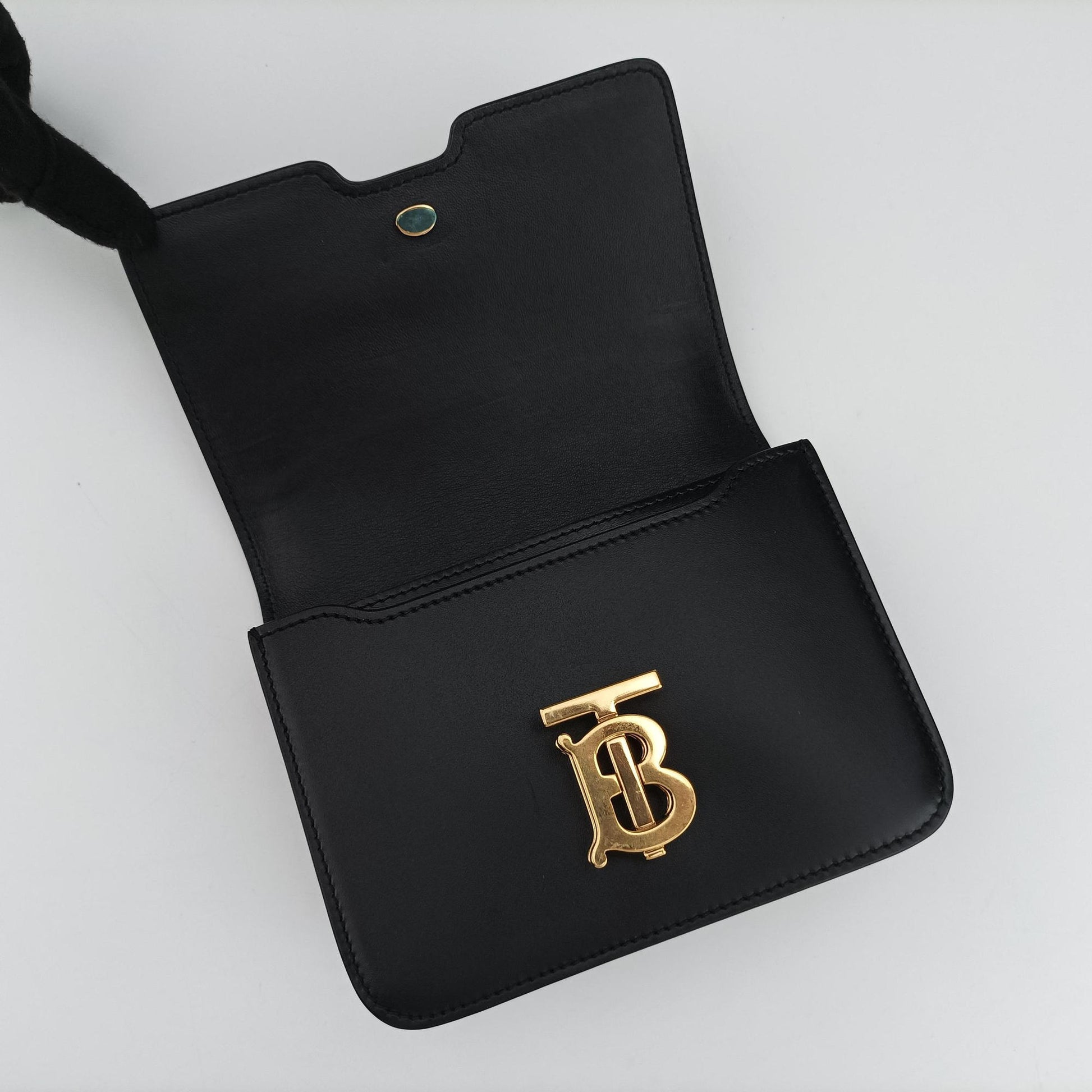 TB logo Black Leather ITALSRL239CALTBロゴ ブラック レザー ITALSRL239CAL
