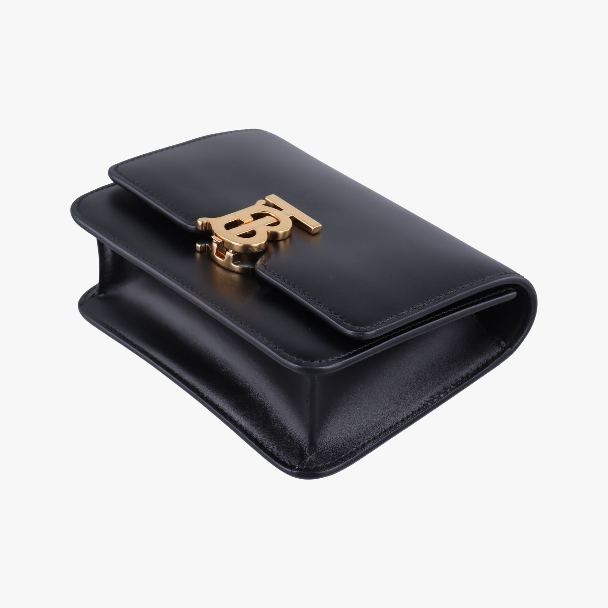 TB logo Black Leather ITALSRL239CALTBロゴ ブラック レザー ITALSRL239CAL