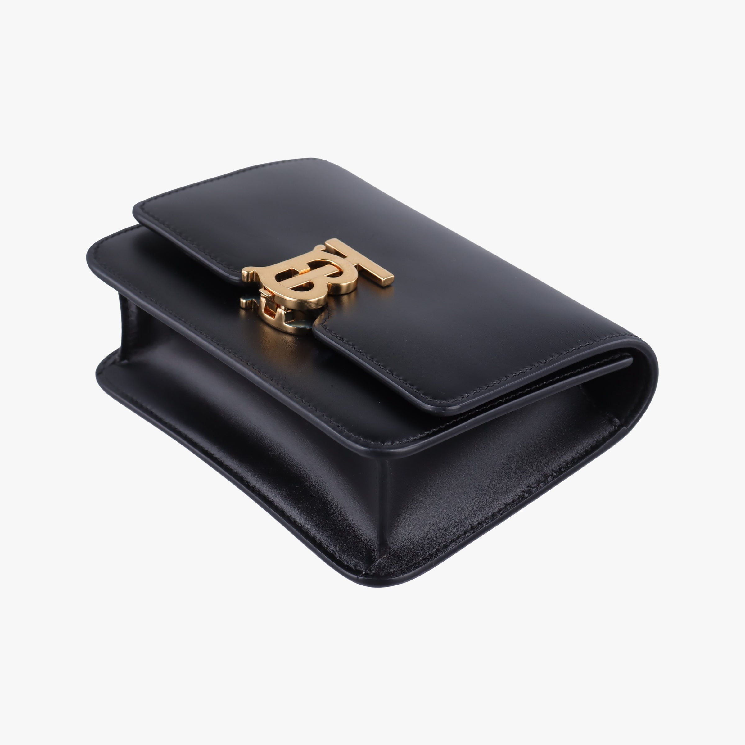 TB logo Black Leather ITALSRL239CALTBロゴ ブラック レザー ITALSRL239CAL