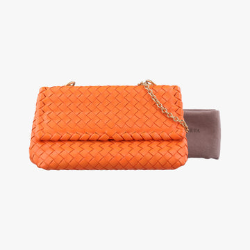 Intrecciato Olimpia Orange lambskin B08467521Iイントレチャート オリンピア オレンジ ラムスキン B08467521I