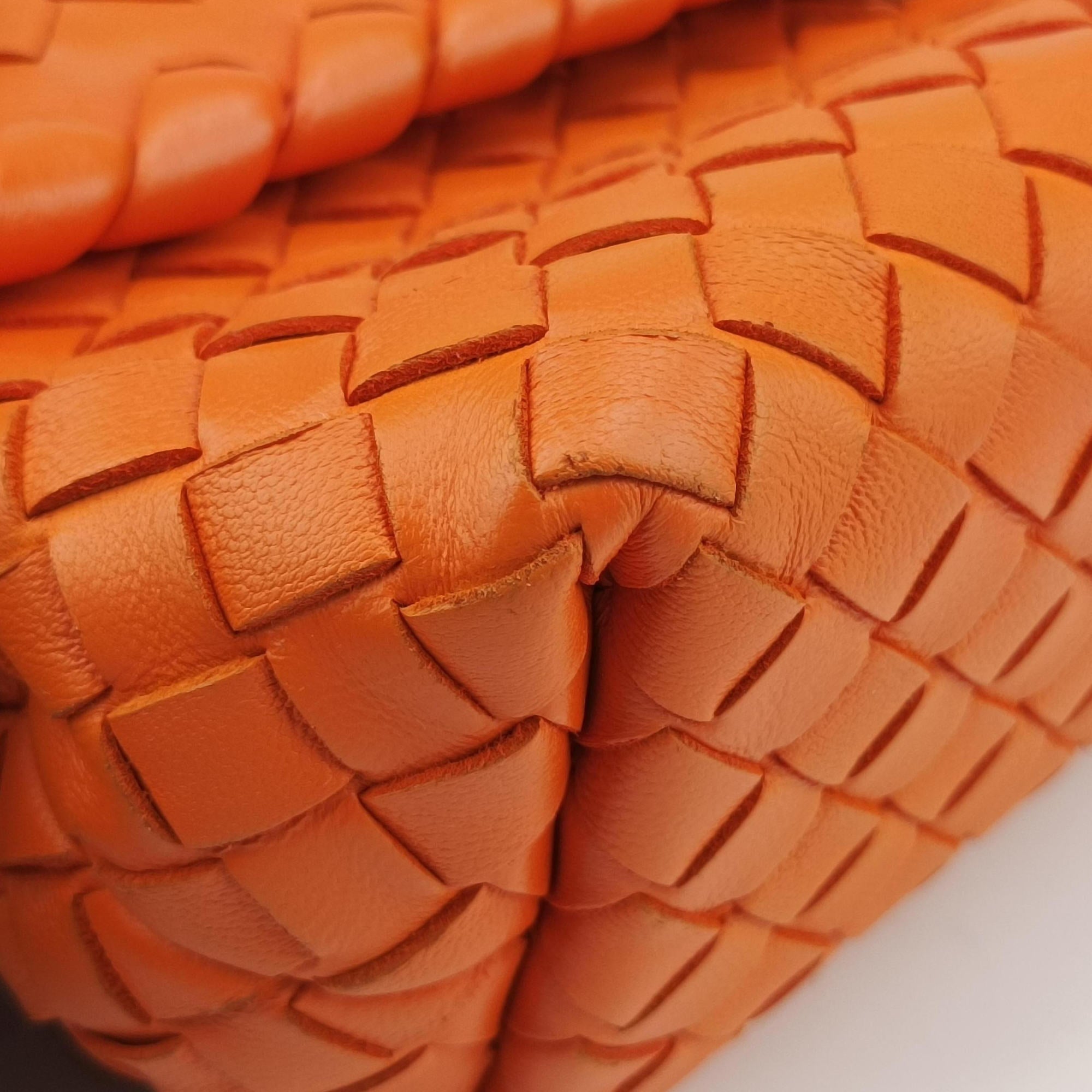 Intrecciato Olimpia Orange lambskin B08467521Iイントレチャート オリンピア オレンジ ラムスキン B08467521I