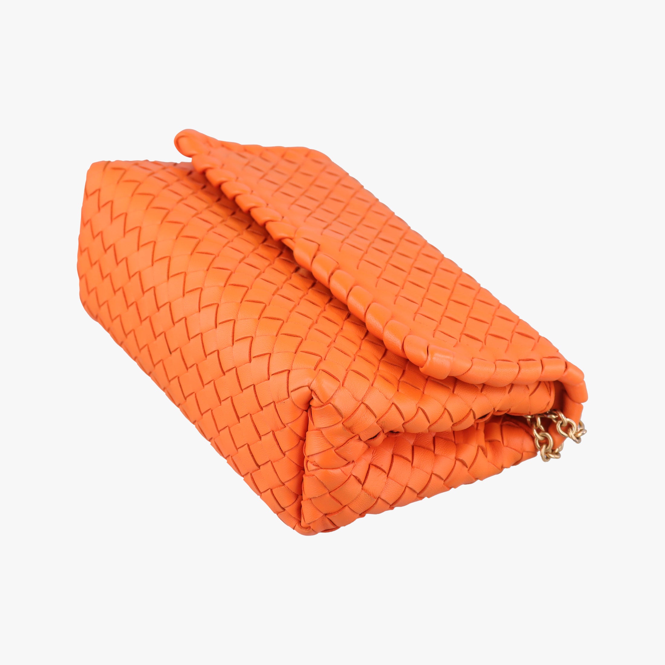 Intrecciato Olimpia Orange lambskin B08467521Iイントレチャート オリンピア オレンジ ラムスキン B08467521I