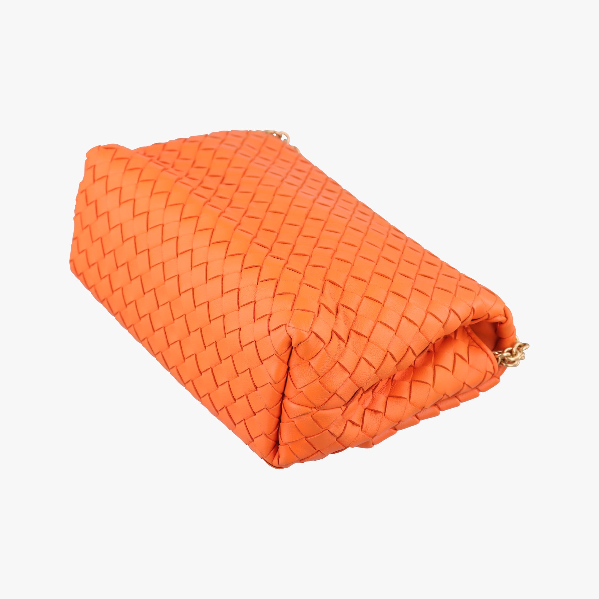 Intrecciato Olimpia Orange lambskin B08467521Iイントレチャート オリンピア オレンジ ラムスキン B08467521I