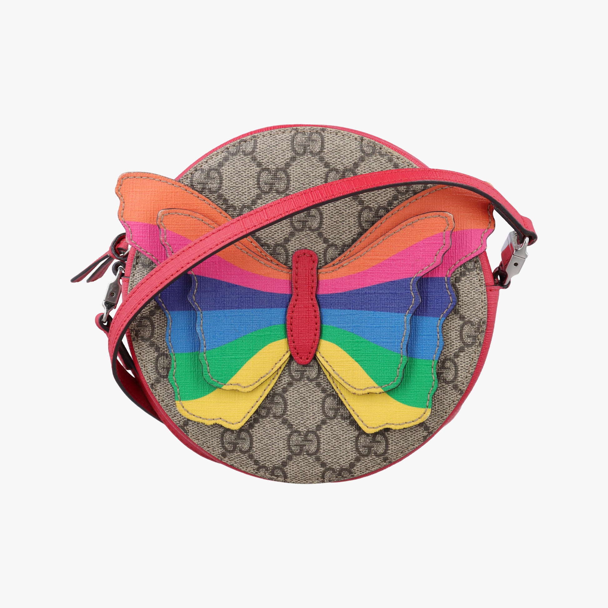 Rainbow Butterfly Multicolour PVC coated canvas 552526 A028109985レインボーバタフライ マルチカラー PVCコーティングキャンバス 552526 A028109985