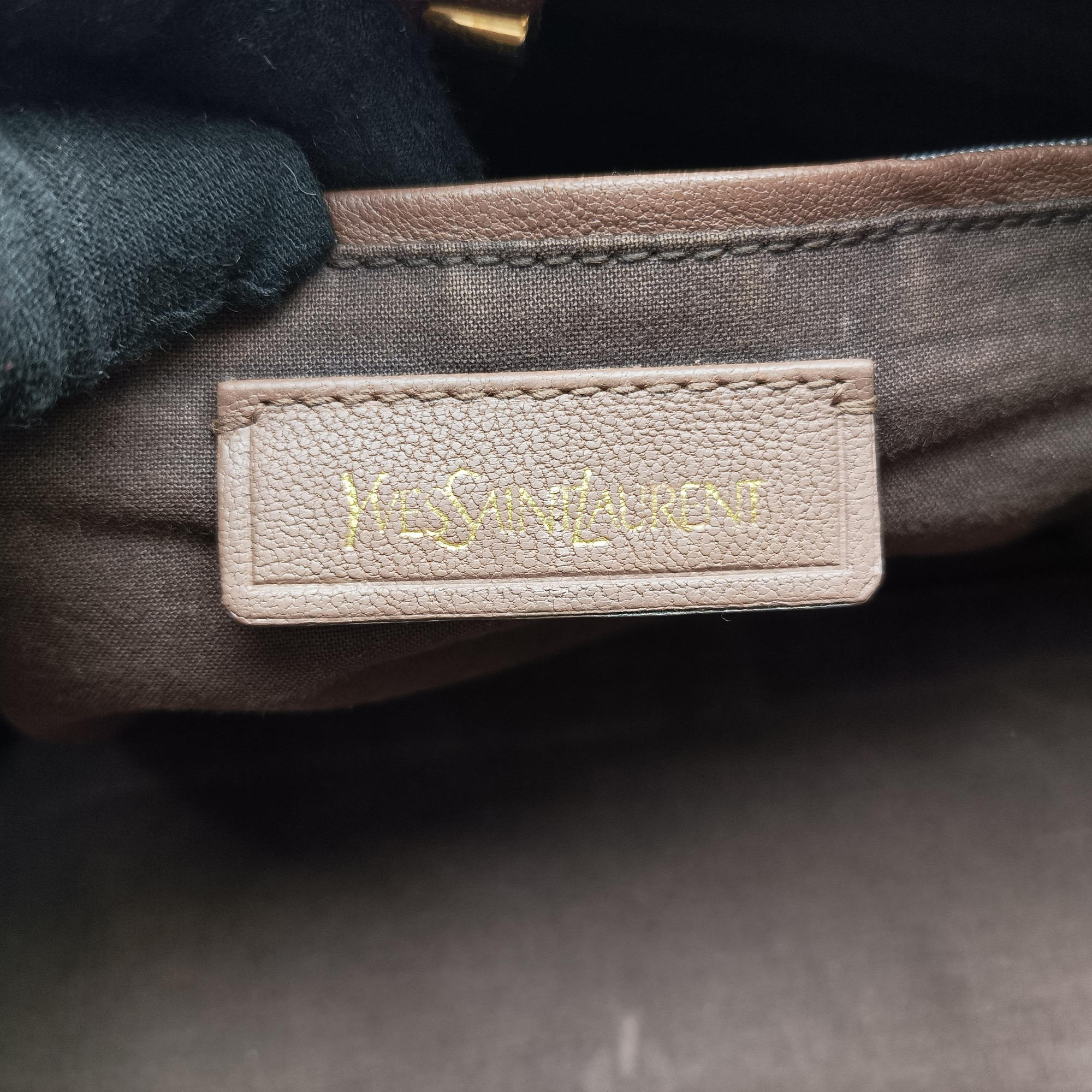 Y LIGNE Petit Cabas Brown Leather 275091 275091.529258カバス ブラウン レザー 275091 275091.529258