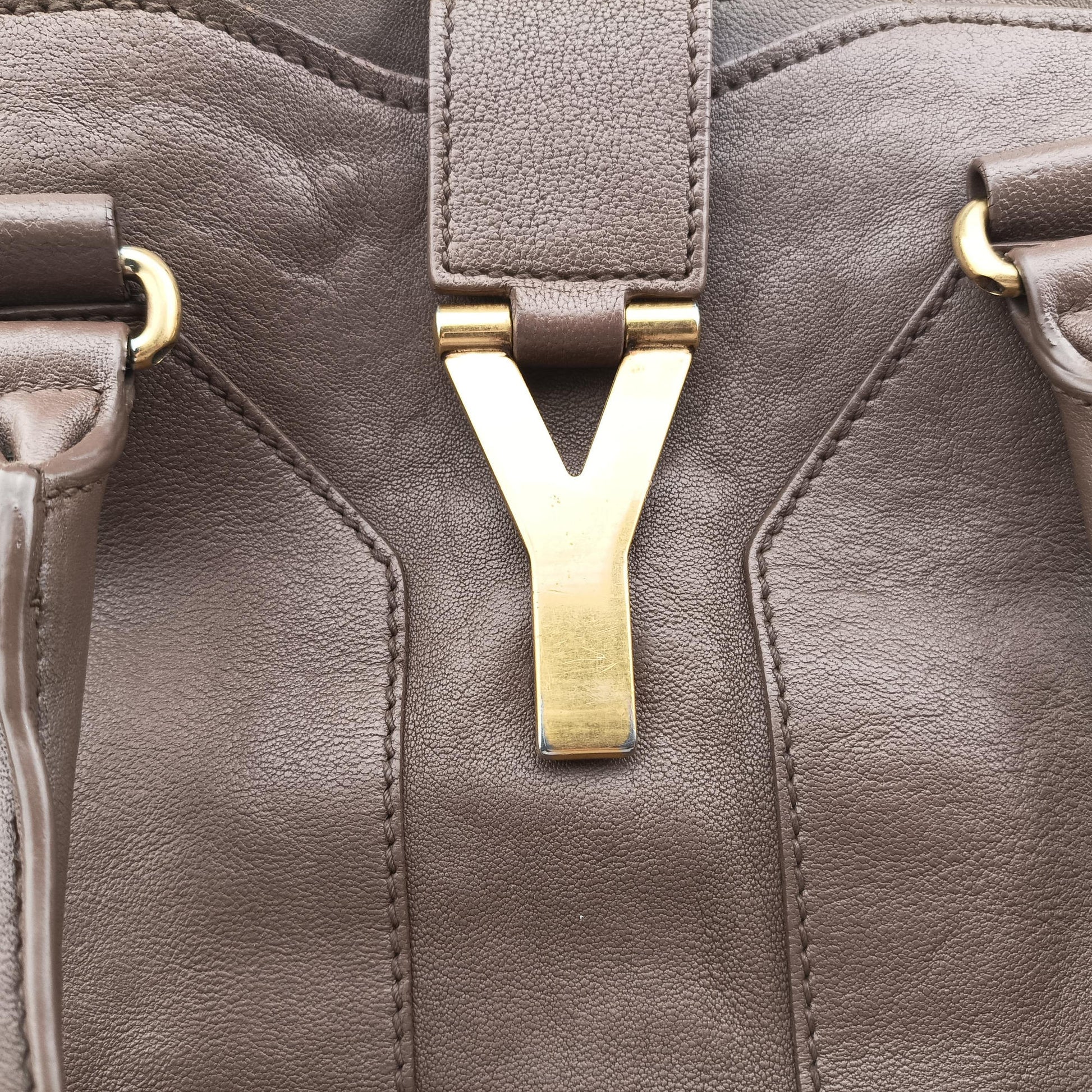 Y LIGNE Petit Cabas Brown Leather 275091 275091.529258カバス ブラウン レザー 275091 275091.529258