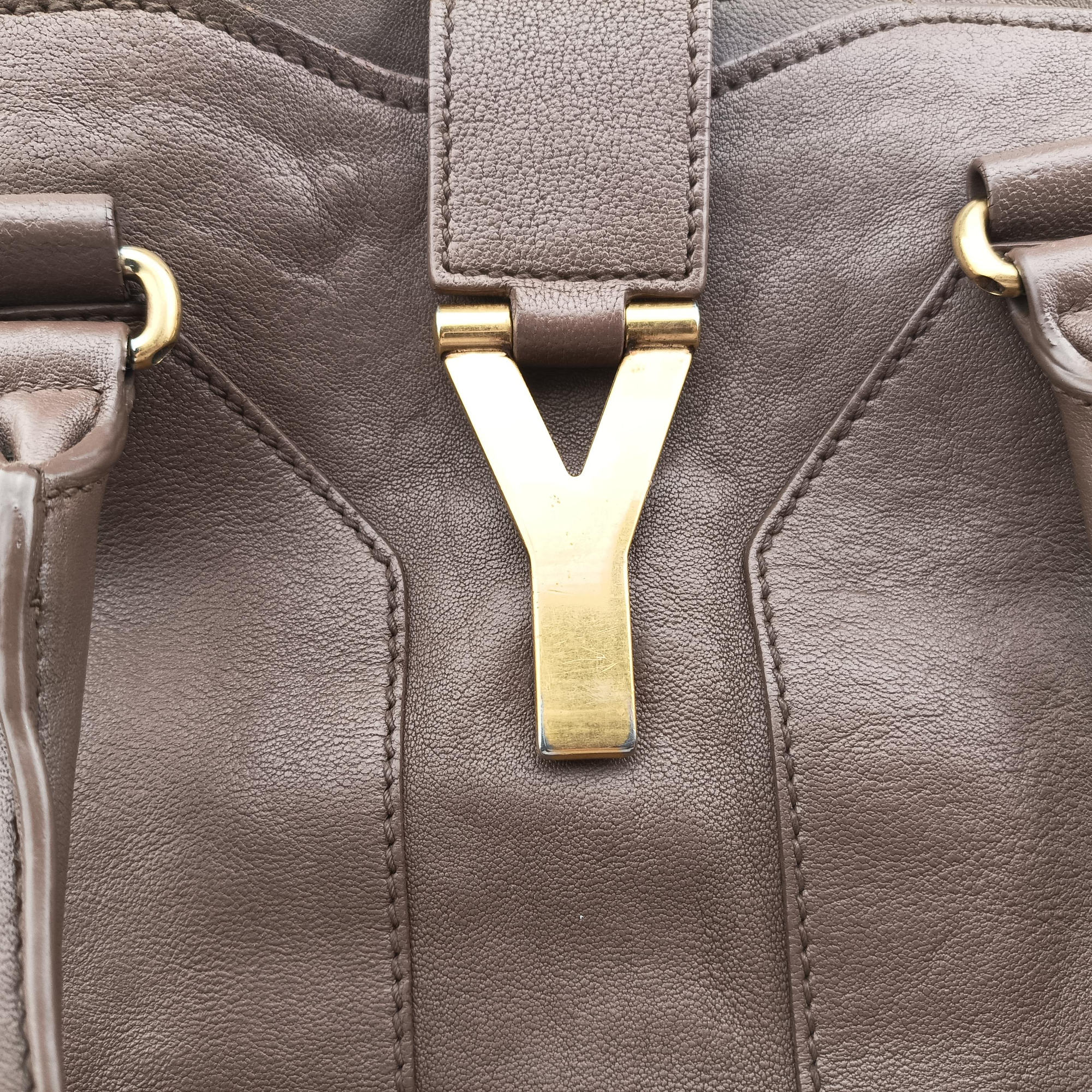 Y LIGNE Petit Cabas Brown Leather 275091 275091.529258カバス ブラウン レザー 275091 275091.529258