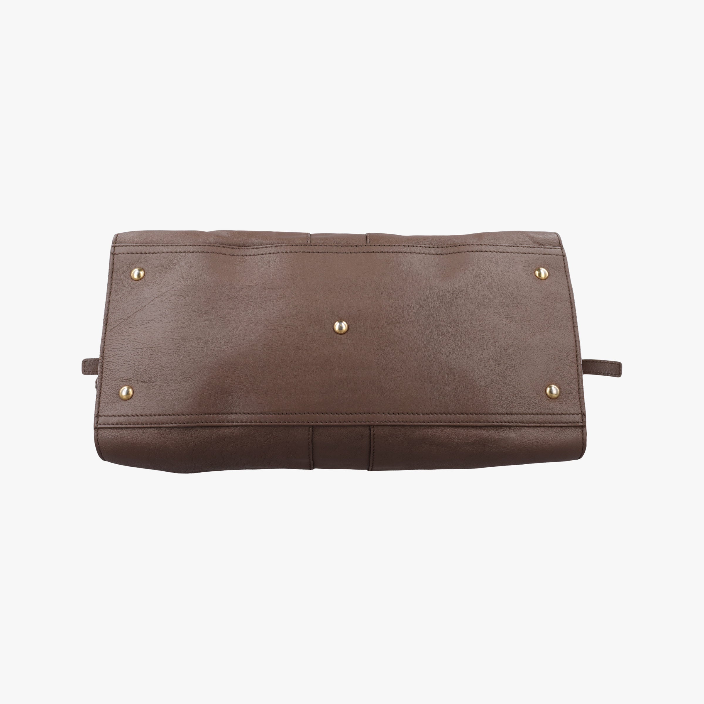 Y LIGNE Petit Cabas Brown Leather 275091 275091.529258カバス ブラウン レザー 275091 275091.529258