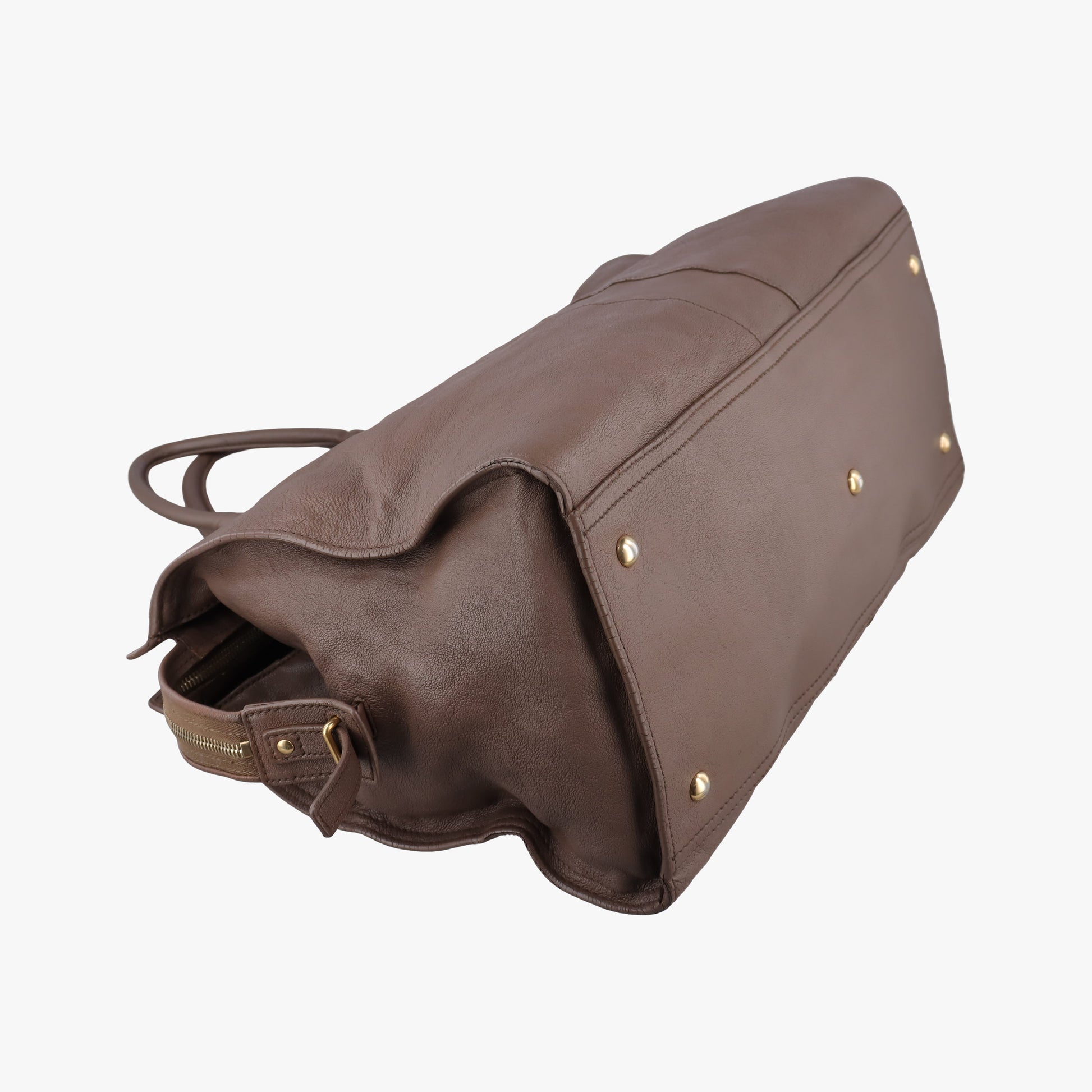 Y LIGNE Petit Cabas Brown Leather 275091 275091.529258カバス ブラウン レザー 275091 275091.529258