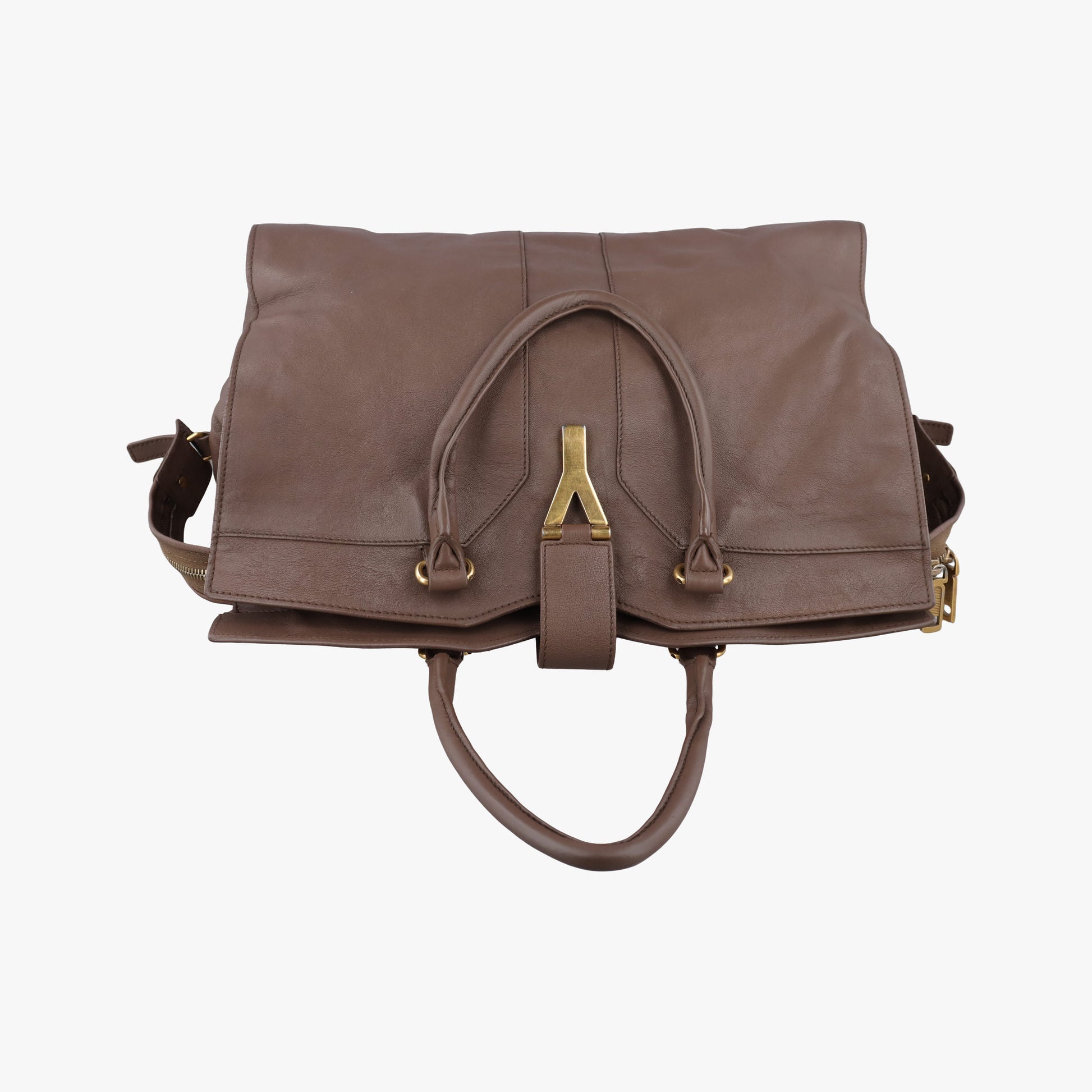 Y LIGNE Petit Cabas Brown Leather 275091 275091.529258カバス ブラウン レザー 275091 275091.529258