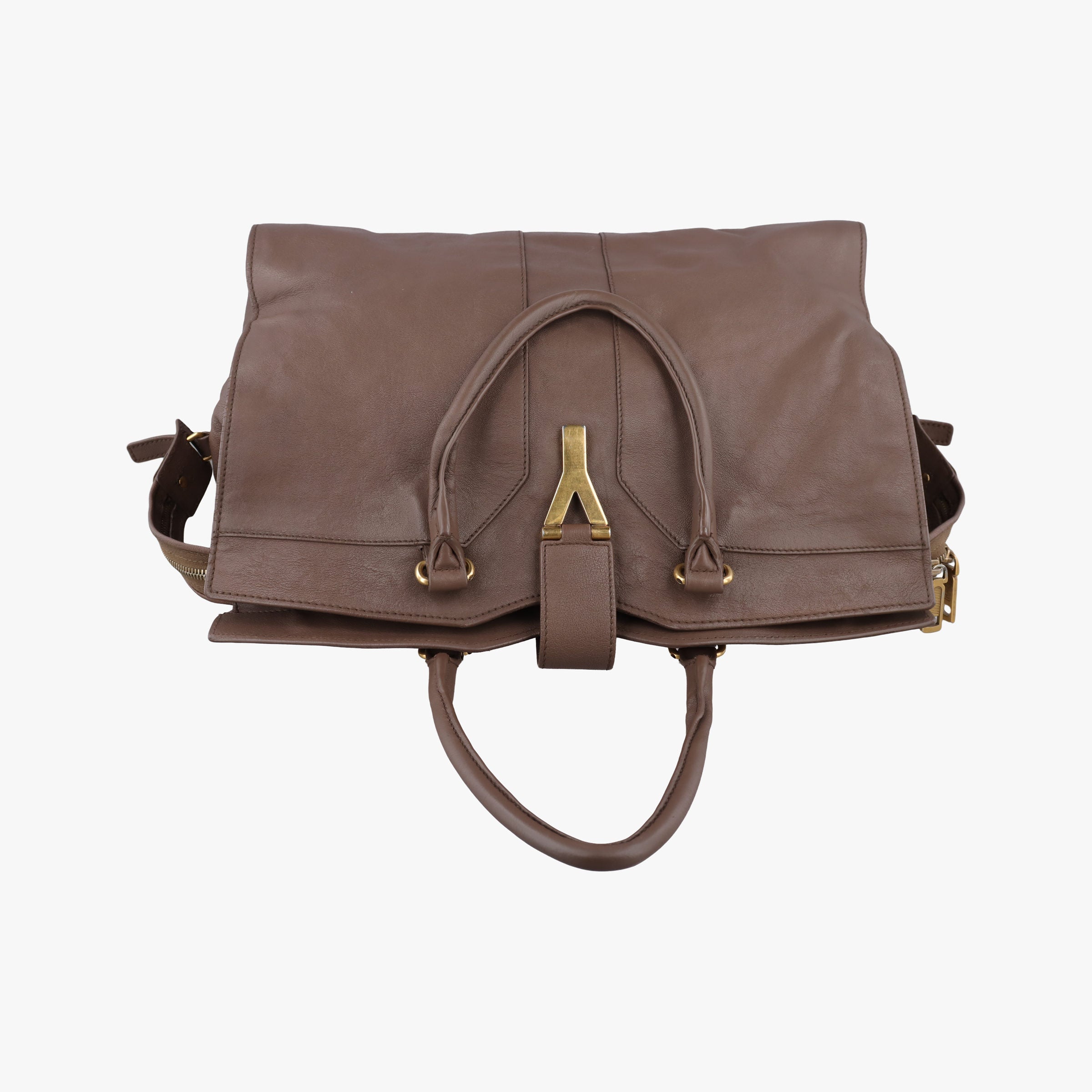 Y LIGNE Petit Cabas Brown Leather 275091 275091.529258カバス ブラウン レザー 275091 275091.529258