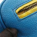 Boston Zip Detail Blue Leather B03080272Rボストン ジップ ブルー レザー B03080272R