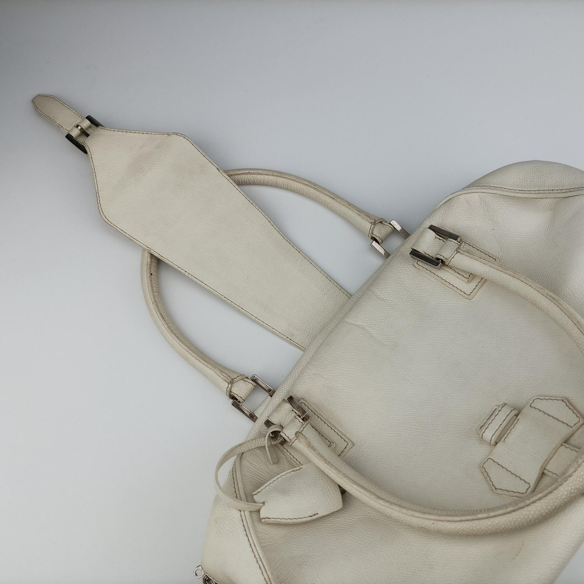 Senda White Leather センダ ホワイト レザー 