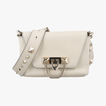 Rockstud Ivory  Nappa Leather  BL-PB00MIV2ロックスタッズ  アイボリー ナッパレザー BL-PB00MIV2