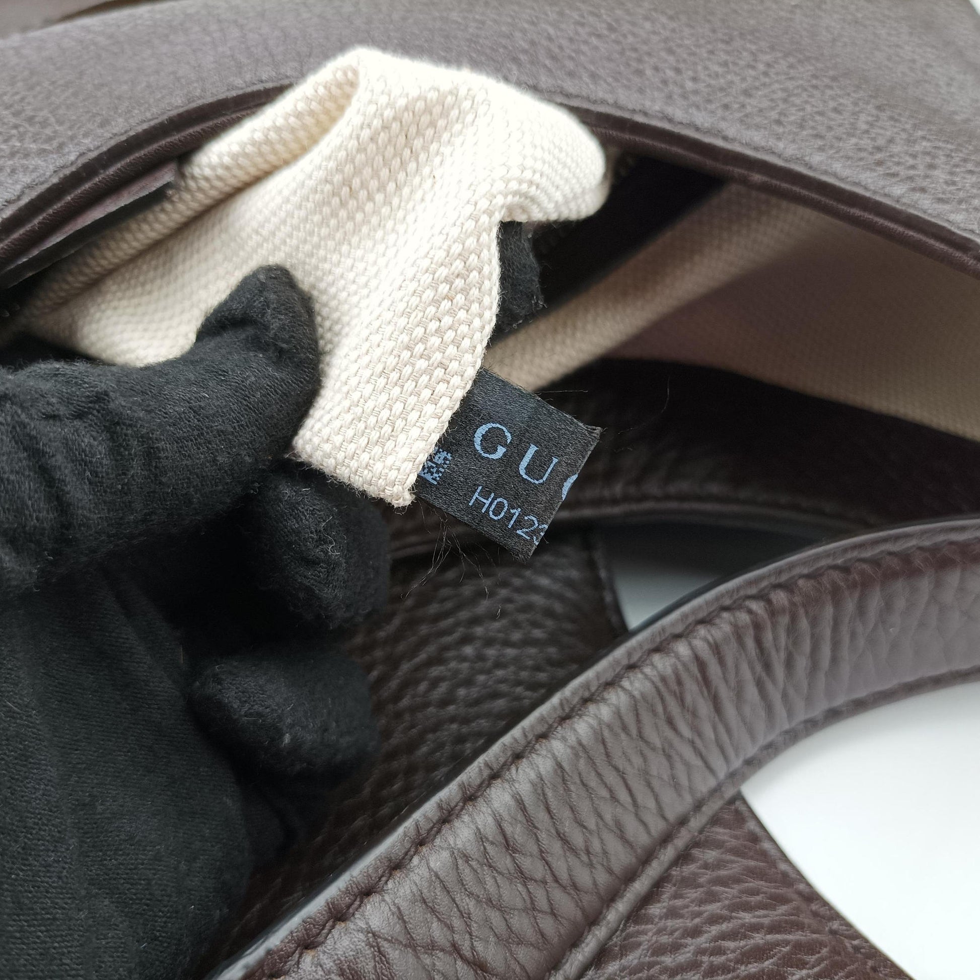 Dressage Web Hobo Brown leather 296851 H012335027ドレスセージ ウェブ ホーボー ブラウン レザー 296851 H012335027