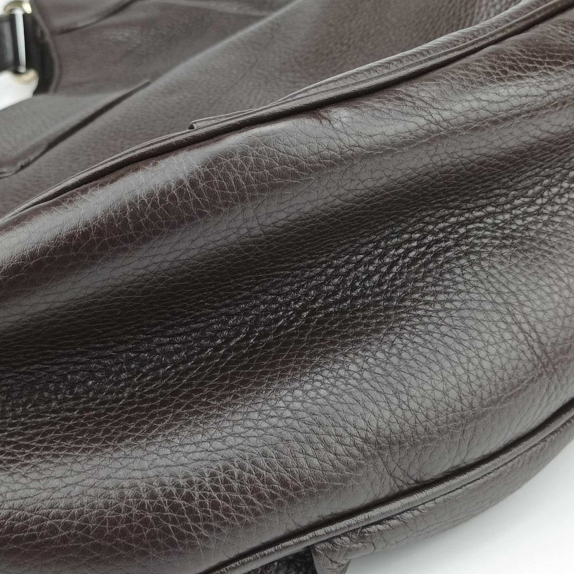 Dressage Web Hobo Brown leather 296851 H012335027ドレスセージ ウェブ ホーボー ブラウン レザー 296851 H012335027