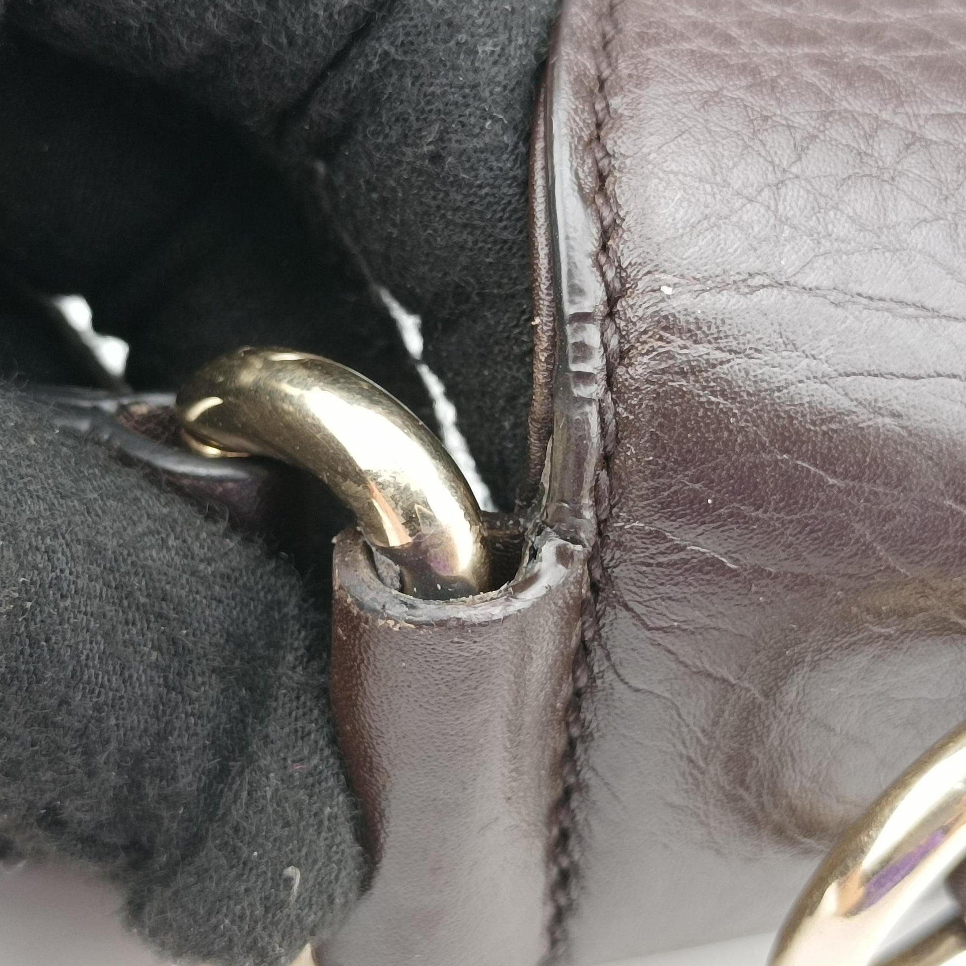 Dressage Web Hobo Brown leather 296851 H012335027ドレスセージ ウェブ ホーボー ブラウン レザー 296851 H012335027