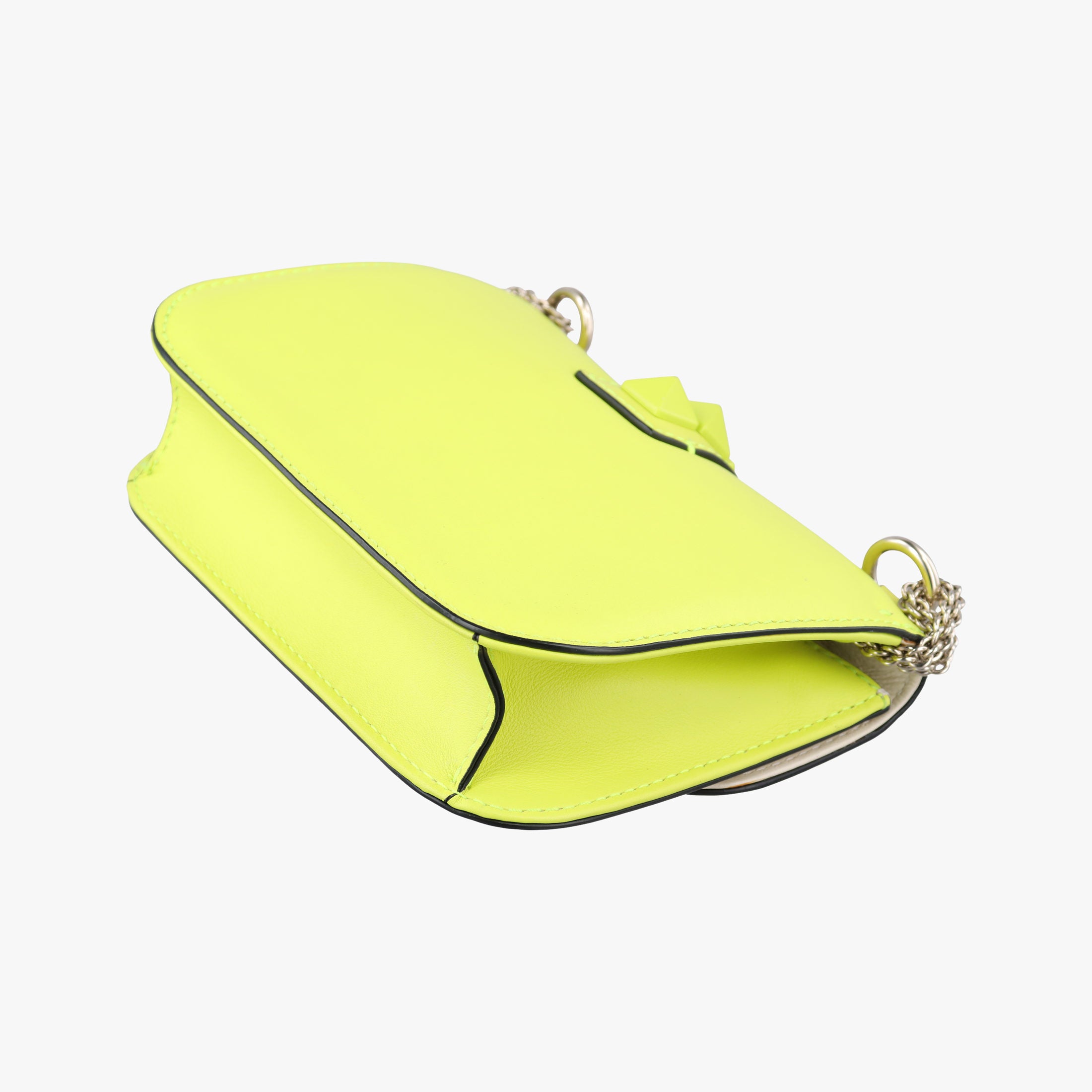 Rockstud Glam Lock yellow×white Leather BS-G312VMR1ロックスタッズグラムロックスモール イエロー×ホワイト レザー BS-G312VMR1