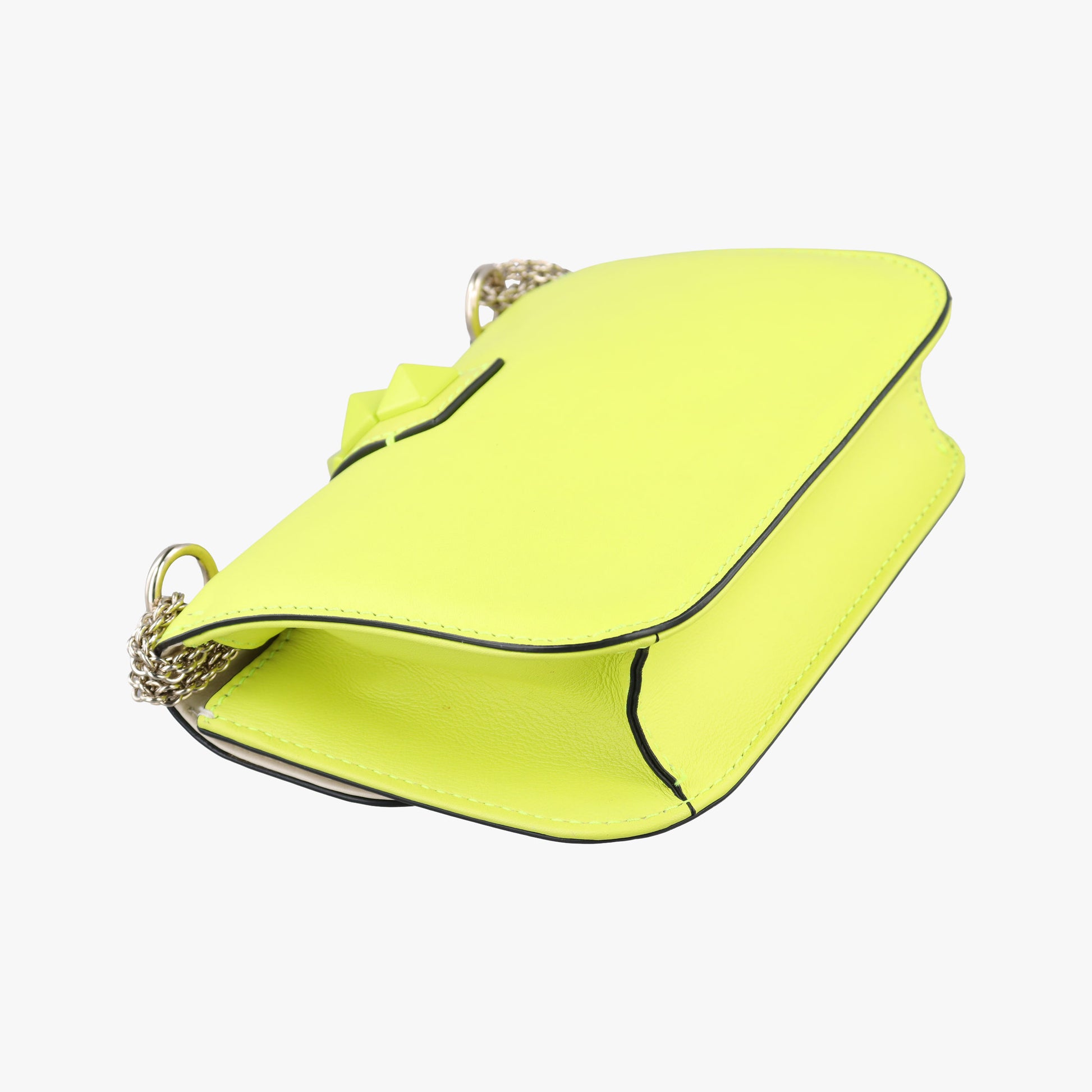 Rockstud Glam Lock yellow×white Leather BS-G312VMR1ロックスタッズグラムロックスモール イエロー×ホワイト レザー BS-G312VMR1