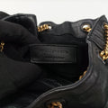Festival Fringed Black Leather 434594 VLR434594.0416フェスティバル フリンジ ブラック レザー 434594 VLR434594.0416