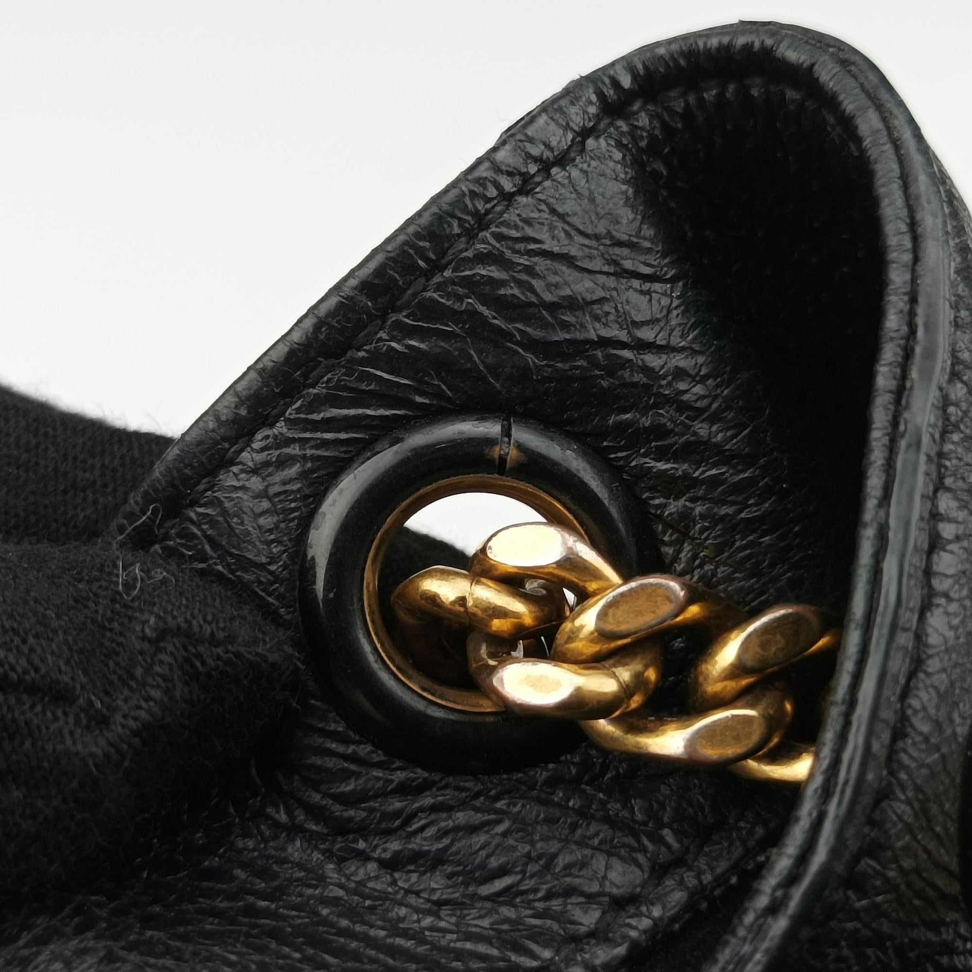 Festival Fringed Black Leather 434594 VLR434594.0416フェスティバル フリンジ ブラック レザー 434594 VLR434594.0416