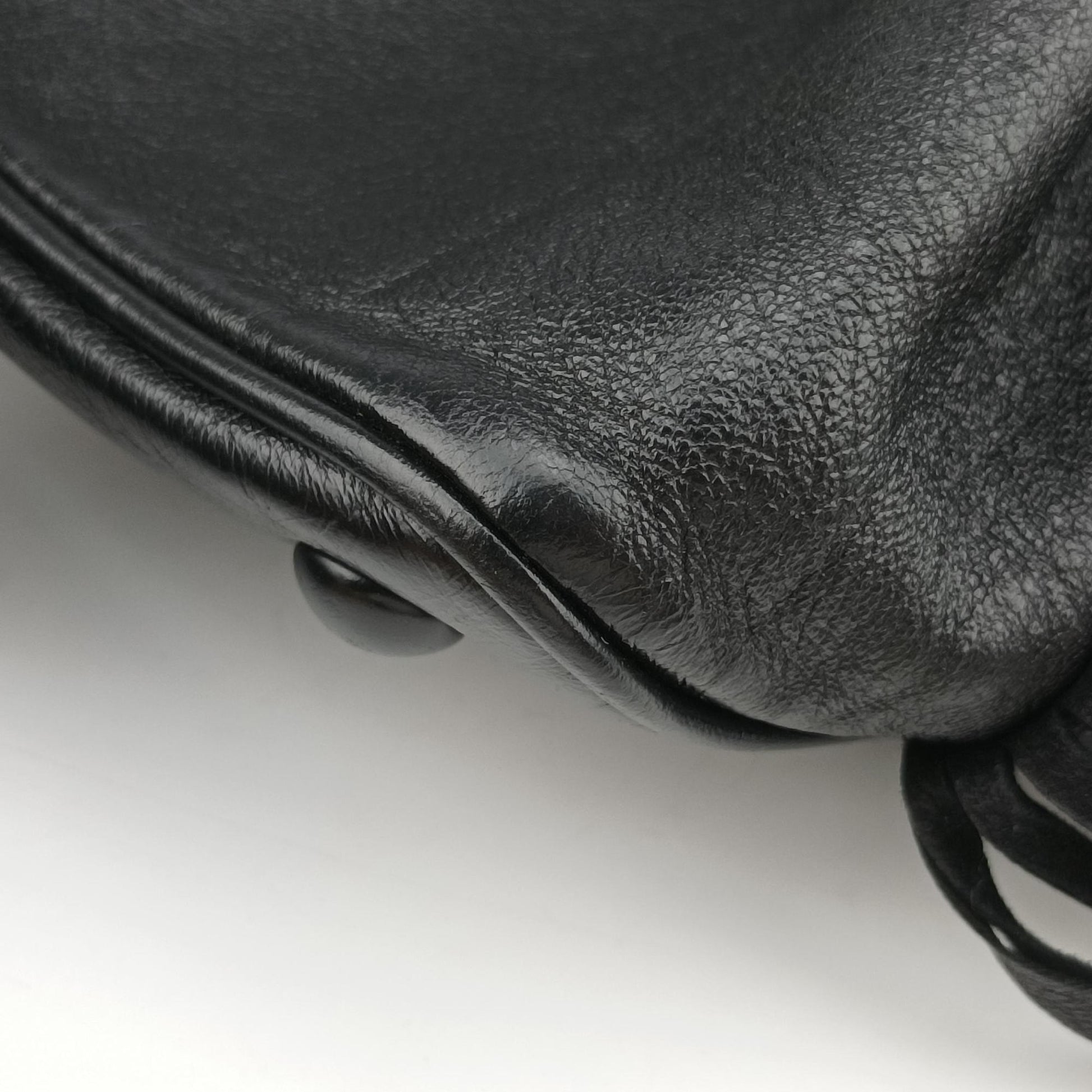 Festival Fringed Black Leather 434594 VLR434594.0416フェスティバル フリンジ ブラック レザー 434594 VLR434594.0416