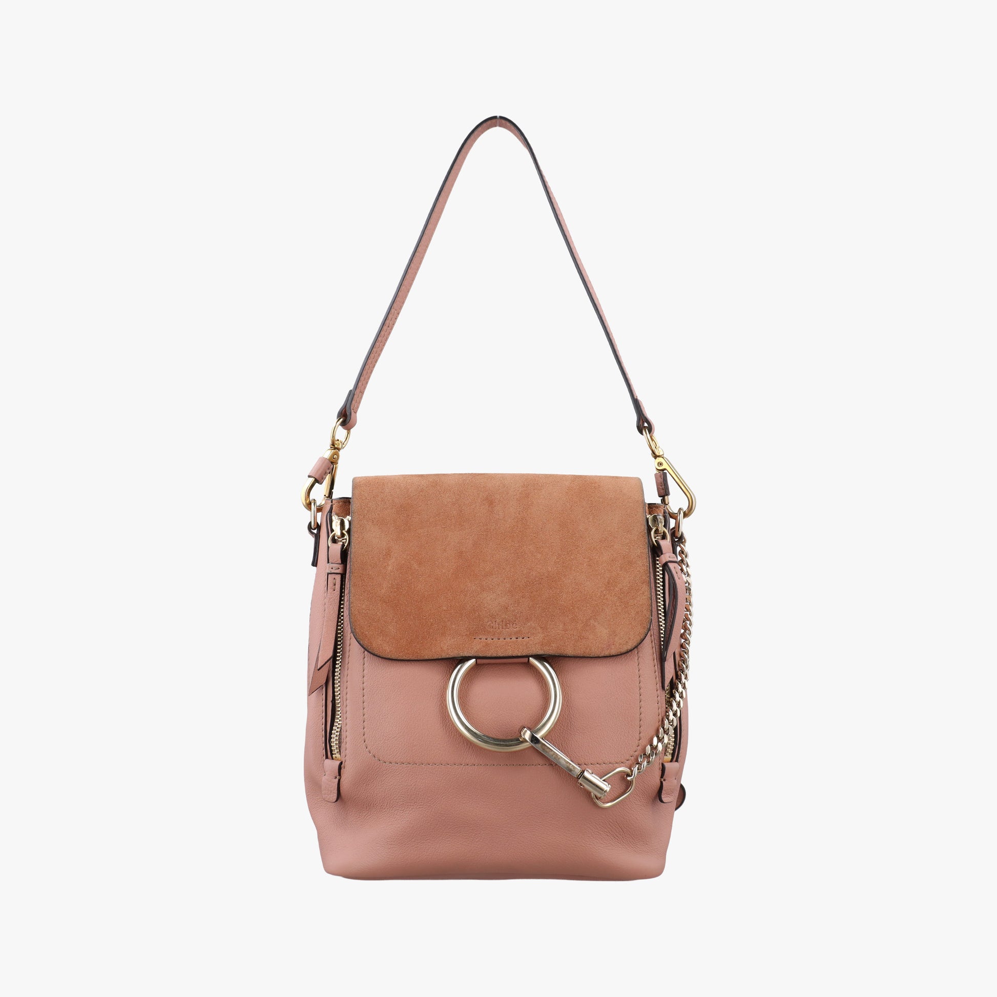 FAYE mini Brown Suede × leather 01185765~9フェイ ミニ ブラウン スエード×レザー 01185765~9