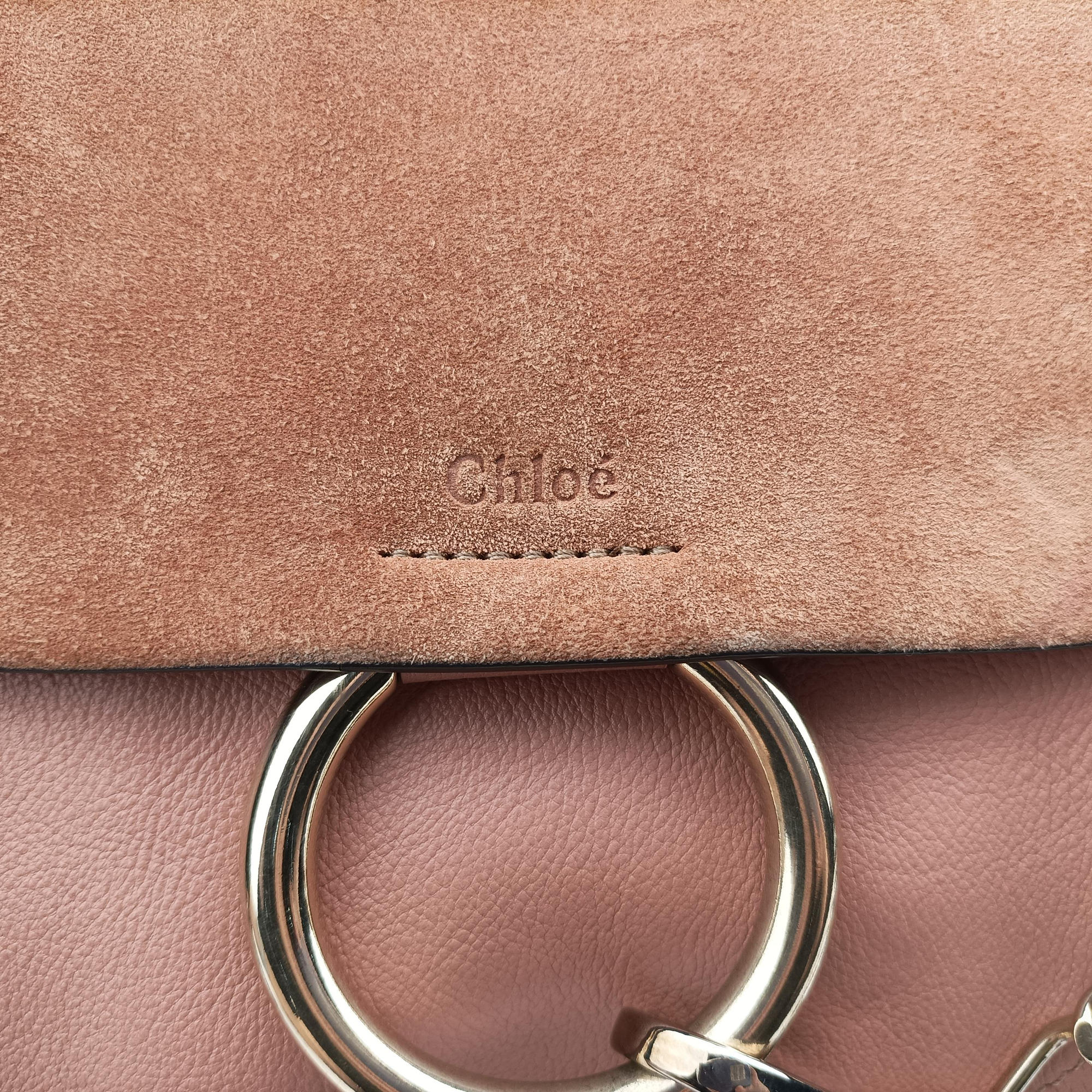 FAYE mini Brown Suede × leather 01185765~9フェイ ミニ ブラウン スエード×レザー 01185765~9