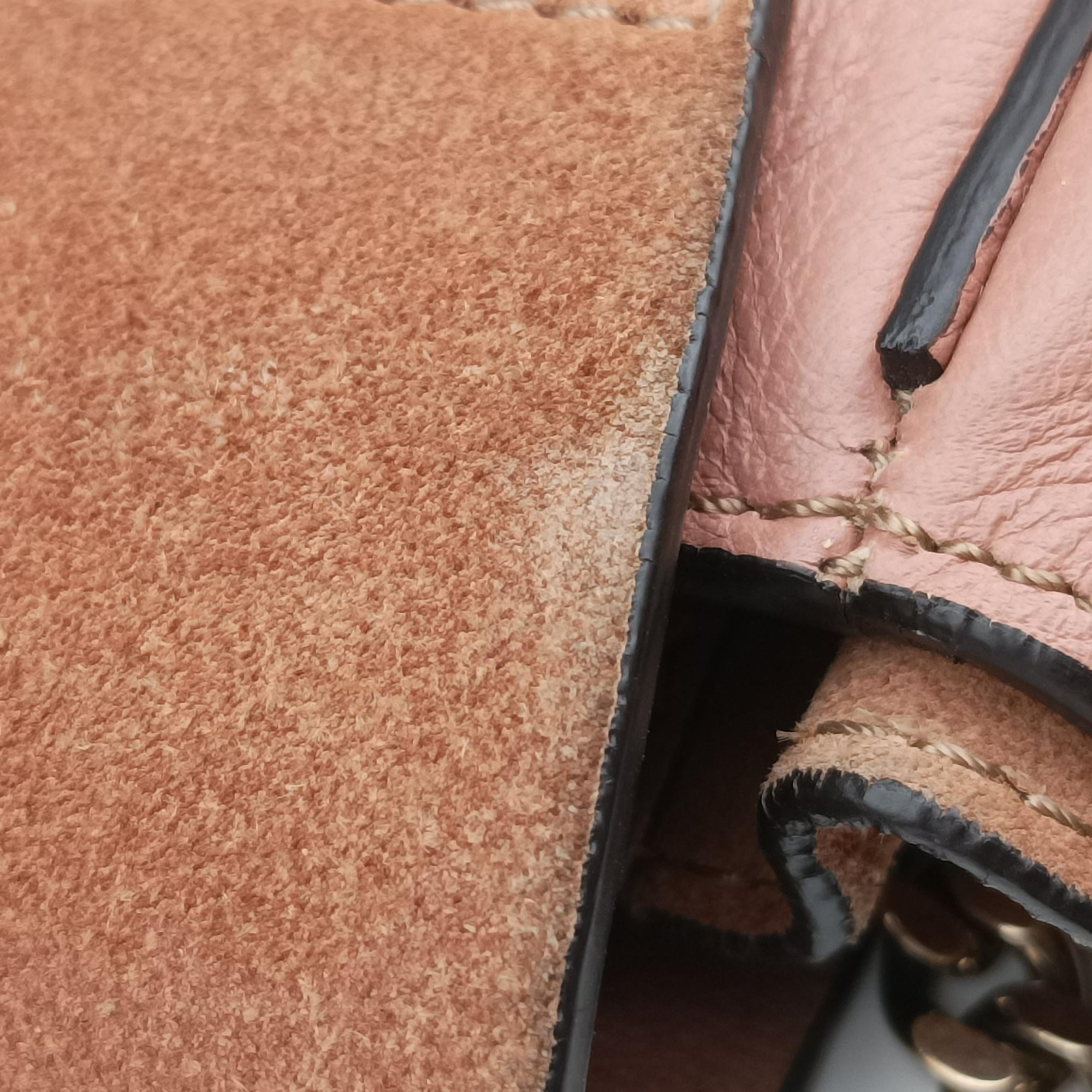 FAYE mini Brown Suede × leather 01185765~9フェイ ミニ ブラウン スエード×レザー 01185765~9