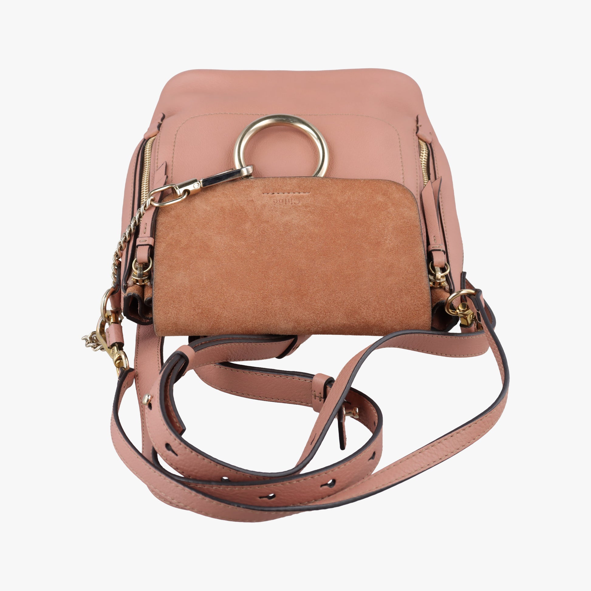 FAYE mini Brown Suede × leather 01185765~9フェイ ミニ ブラウン スエード×レザー 01185765~9