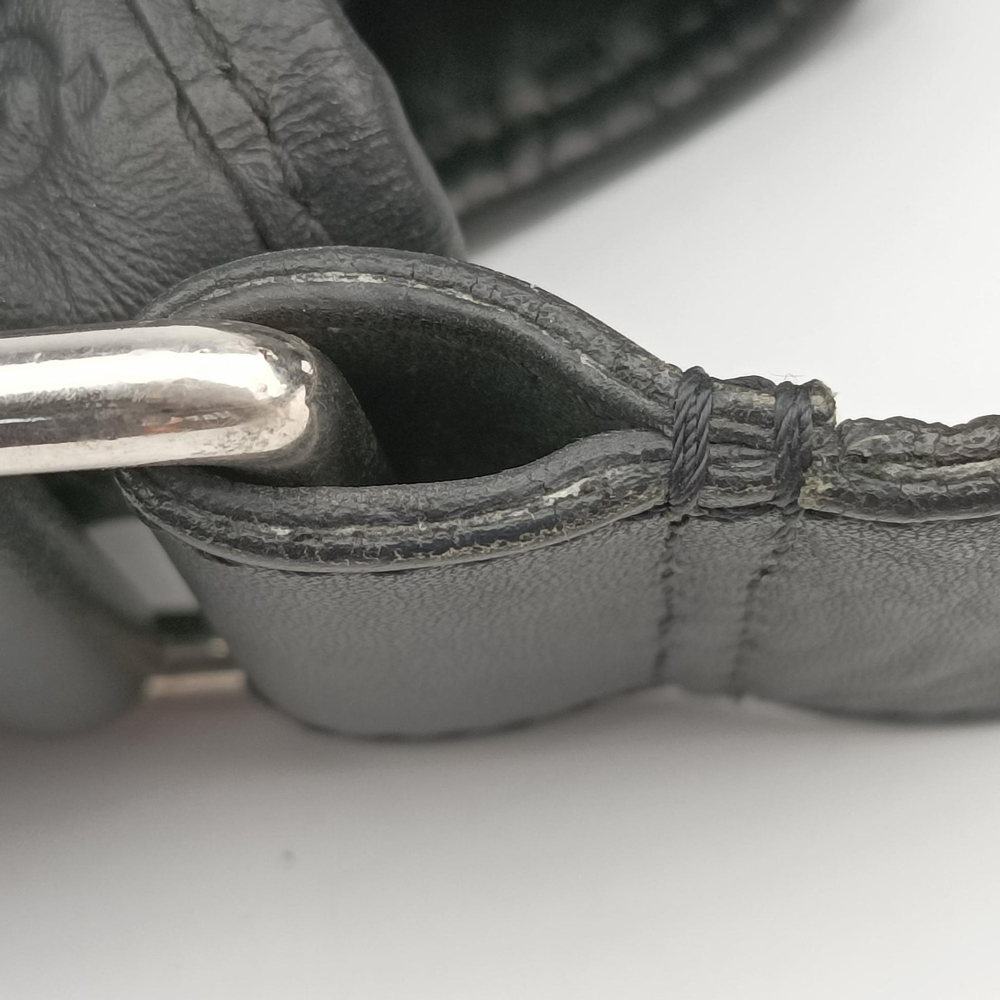Guccissima Rubber Messenger Black Leather 246067 Lot number unknownグッチシマ ラバー メッセンジャー ブラック レザー 246067 製番不明