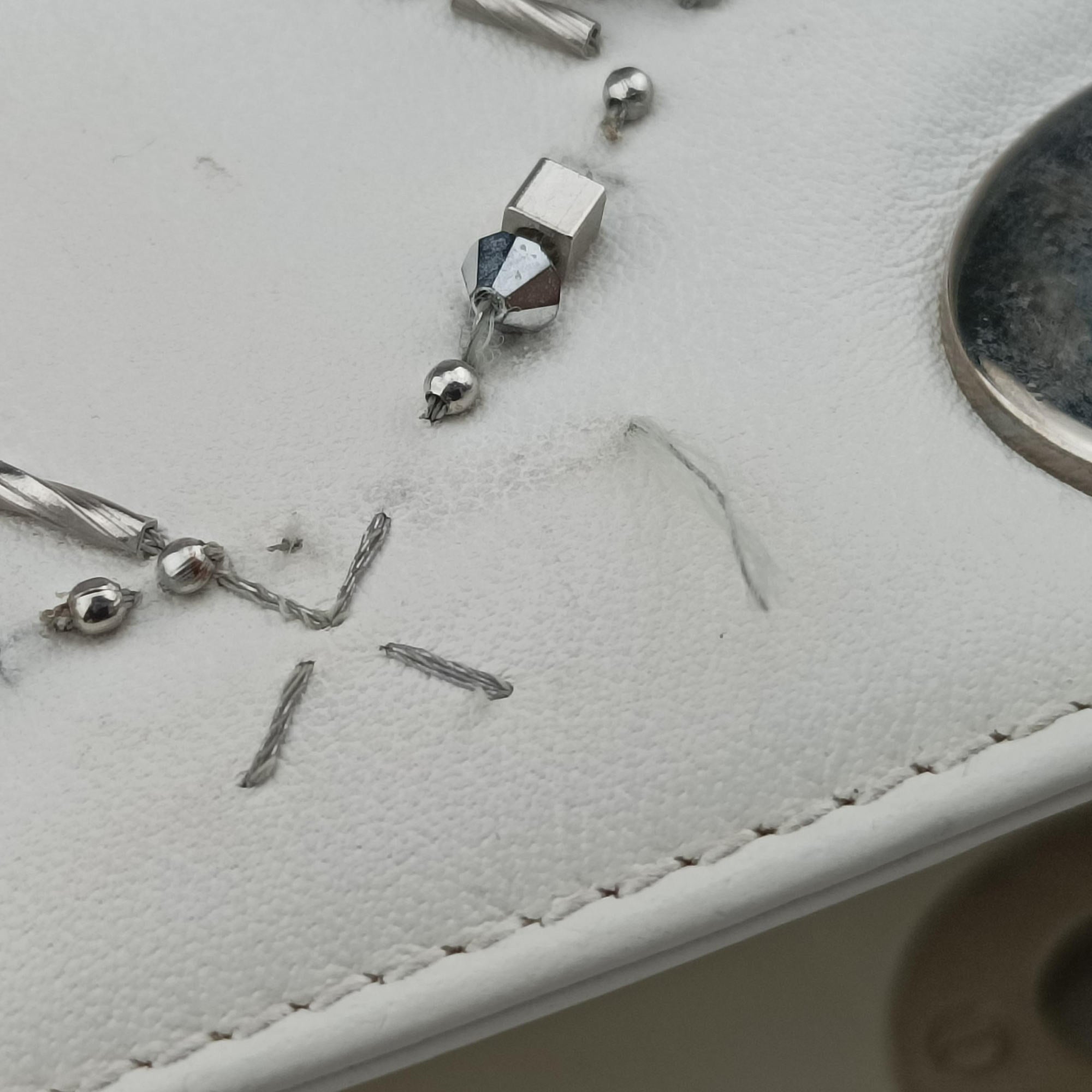 Lady Dior White leather 02-MA-0126レディ ディオール ホワイト レザー 02-MA-0126