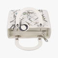Lady Dior White leather 02-MA-0126レディ ディオール ホワイト レザー 02-MA-0126
