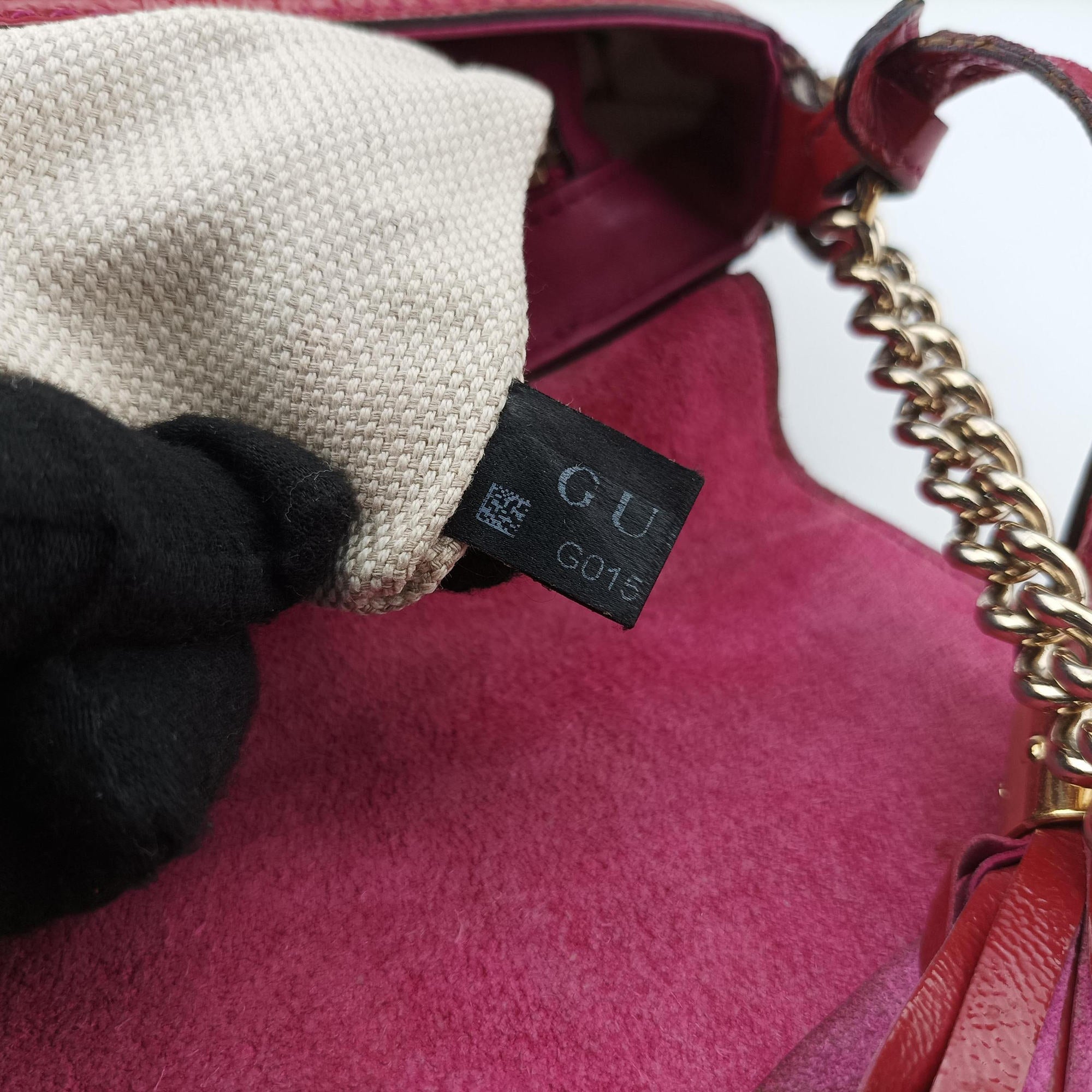 Soho Rose Patent Leather 336752 G015128236ソーホー ローズ レッド パテント 336752 G015128236