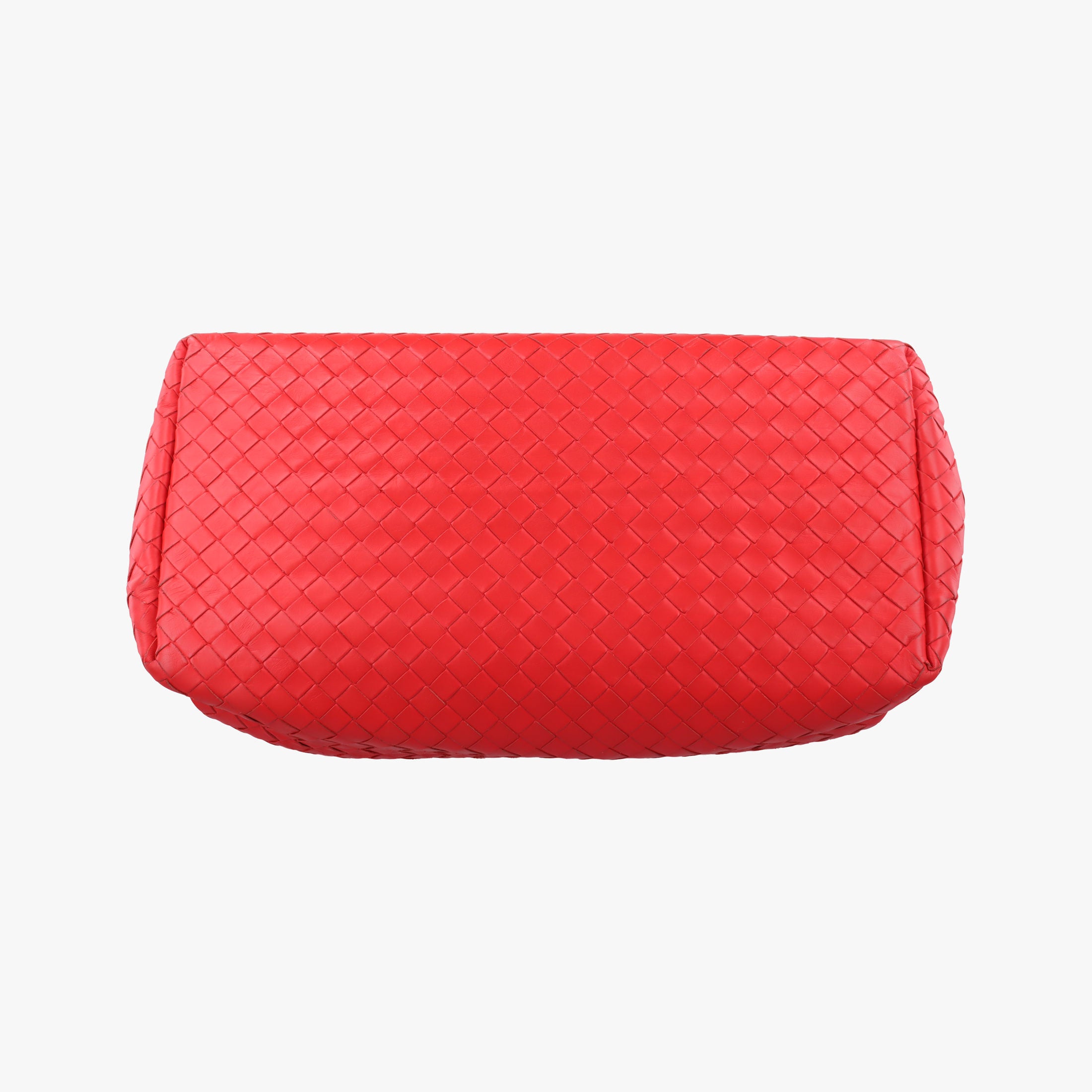 Roma Intrecciato Red lambskin B04886091Aローマ イントレチャート レッド ラムスキン B04886091A