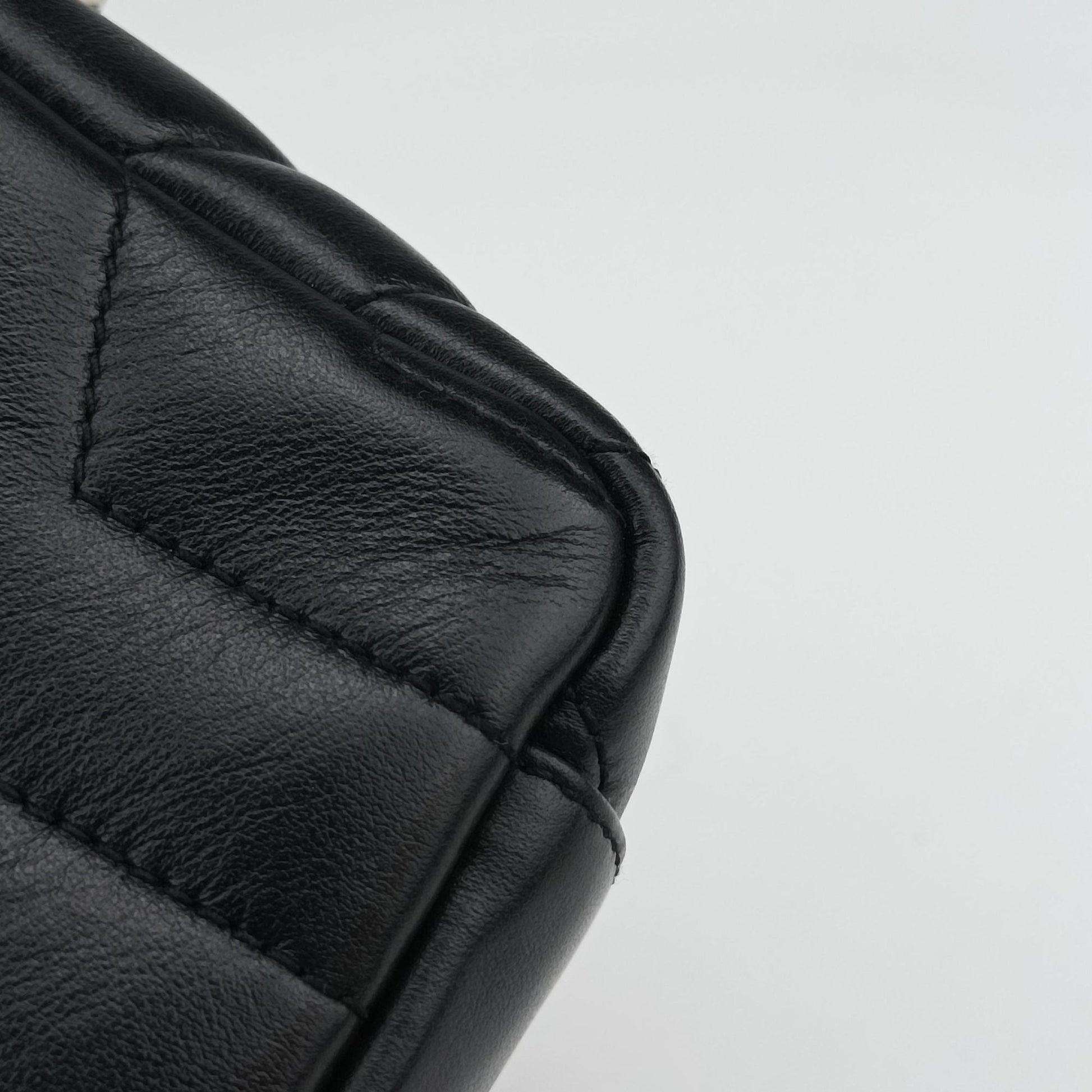 Lou Mini Bag Black Leather 457588 GUE457588.1116ルー ミニバッグ ブラック レザー 457588 GUE457588.1116