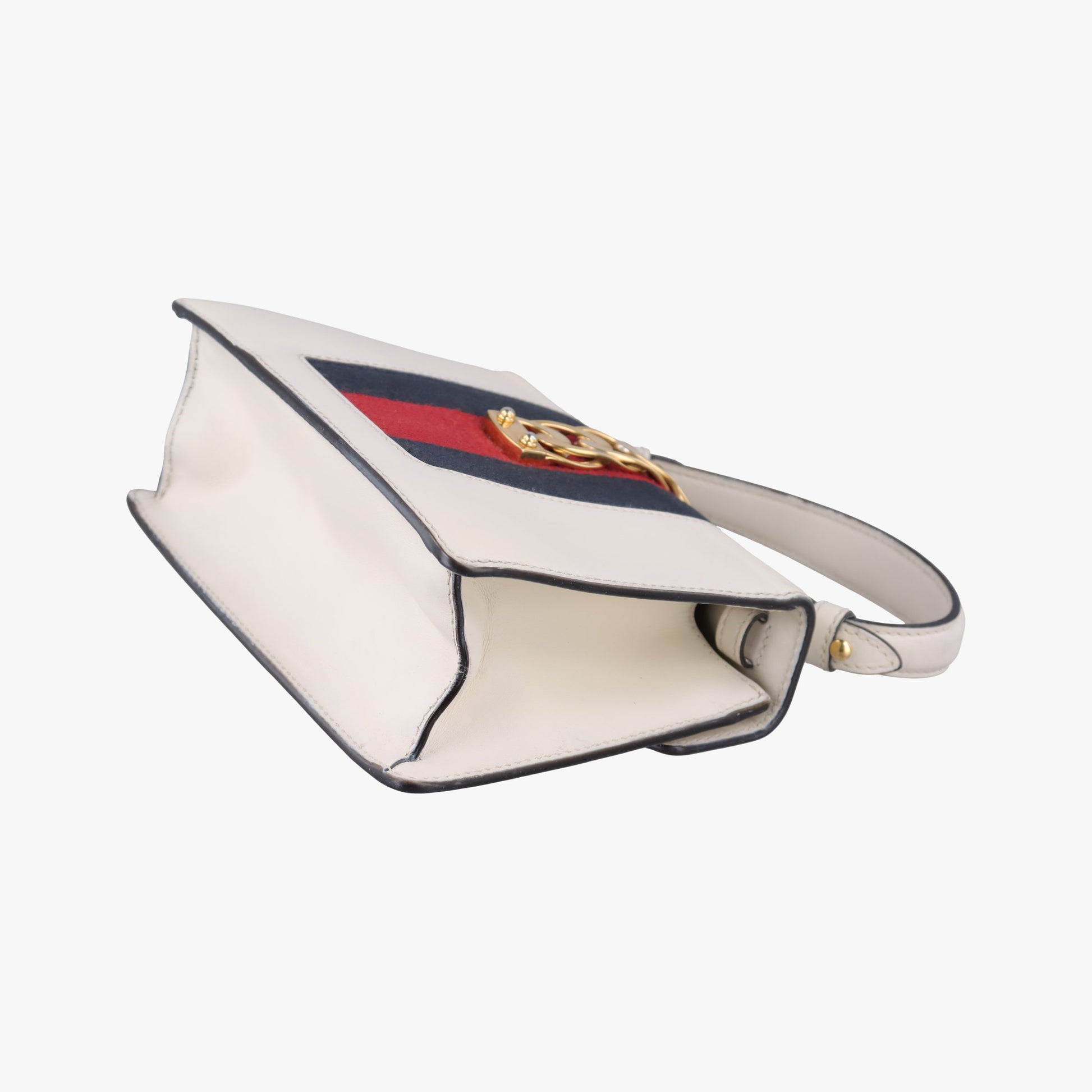 Sylvie Ivory×navy×red Leather 470270 C022522761シルヴィ アイボリー×ネイビー×レッド レザー 470270 C022522761