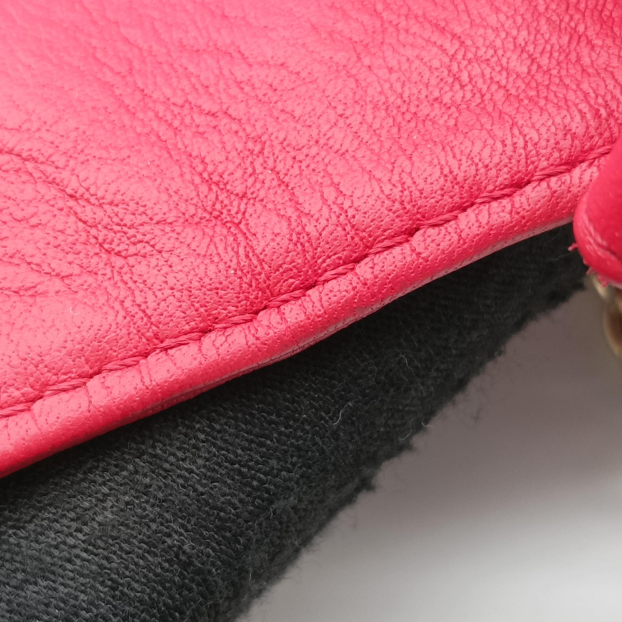 Fendista Pochette Red Leather 8M0276 8M0276-ANG-129-2566フェンディスタ ポシェット レッド レザー 8M0276 8M0276-ANG-129-2566