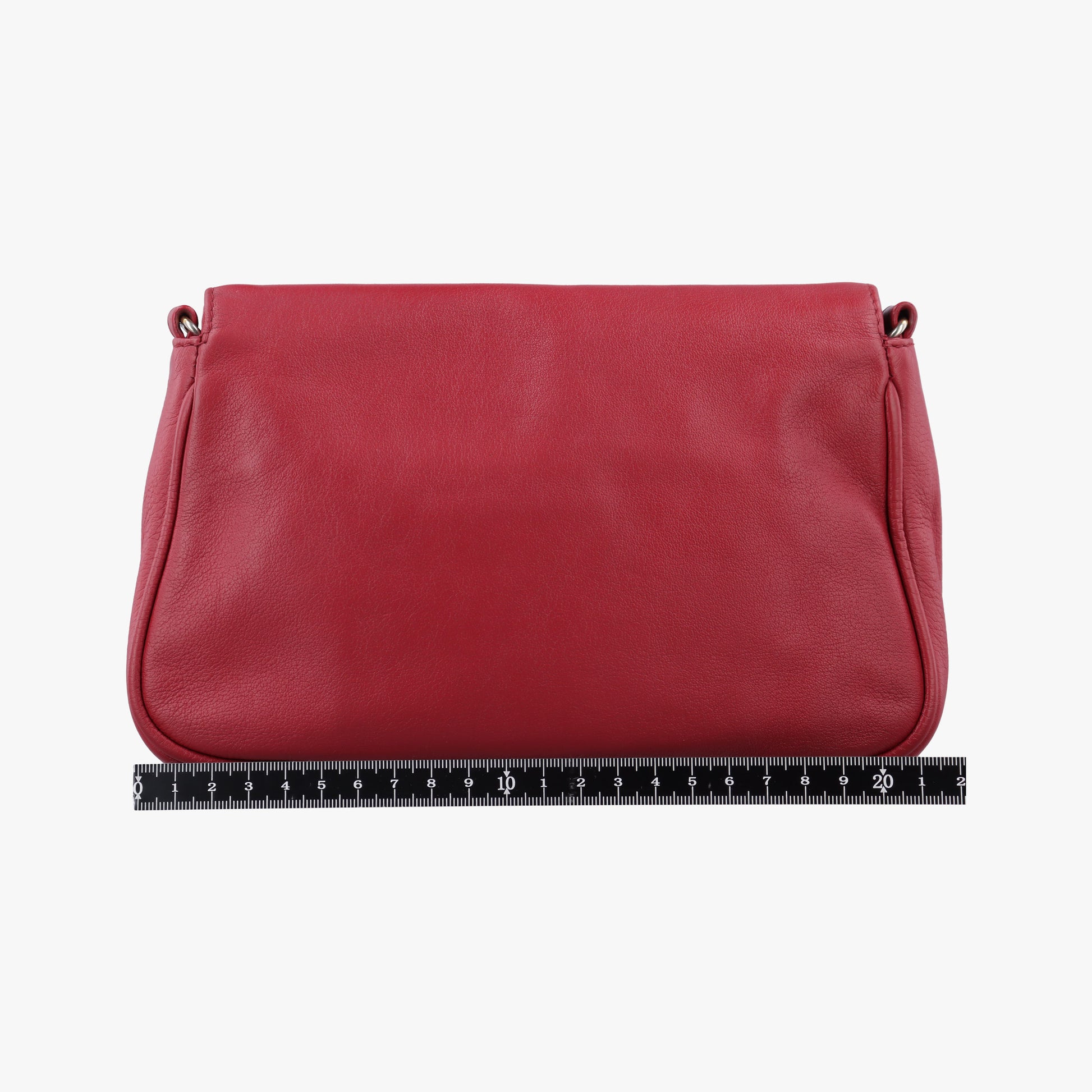 Fendista Pochette Red Leather 8M0276 8M0276-ANG-129-2566フェンディスタ ポシェット レッド レザー 8M0276 8M0276-ANG-129-2566